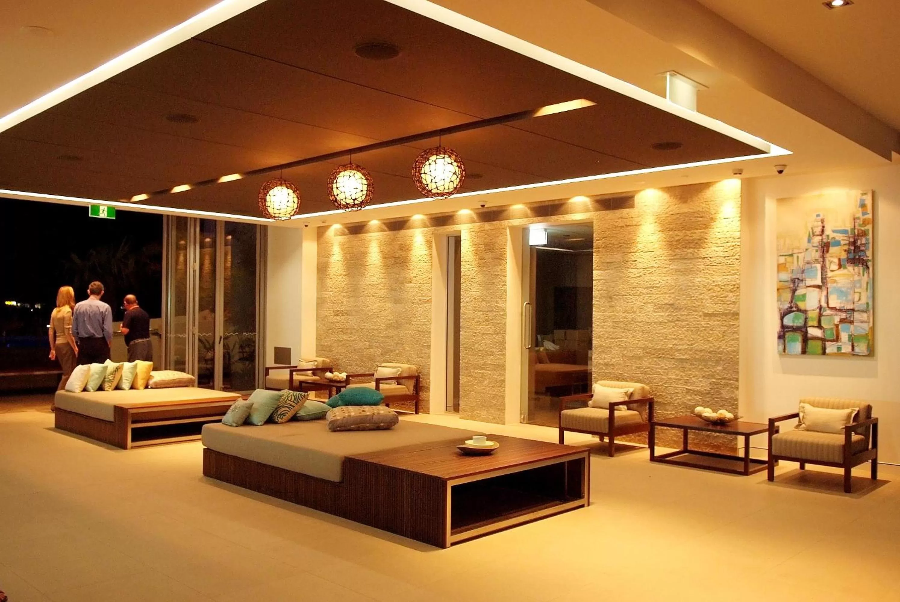 Lobby or reception in Peppers Blue on Blue