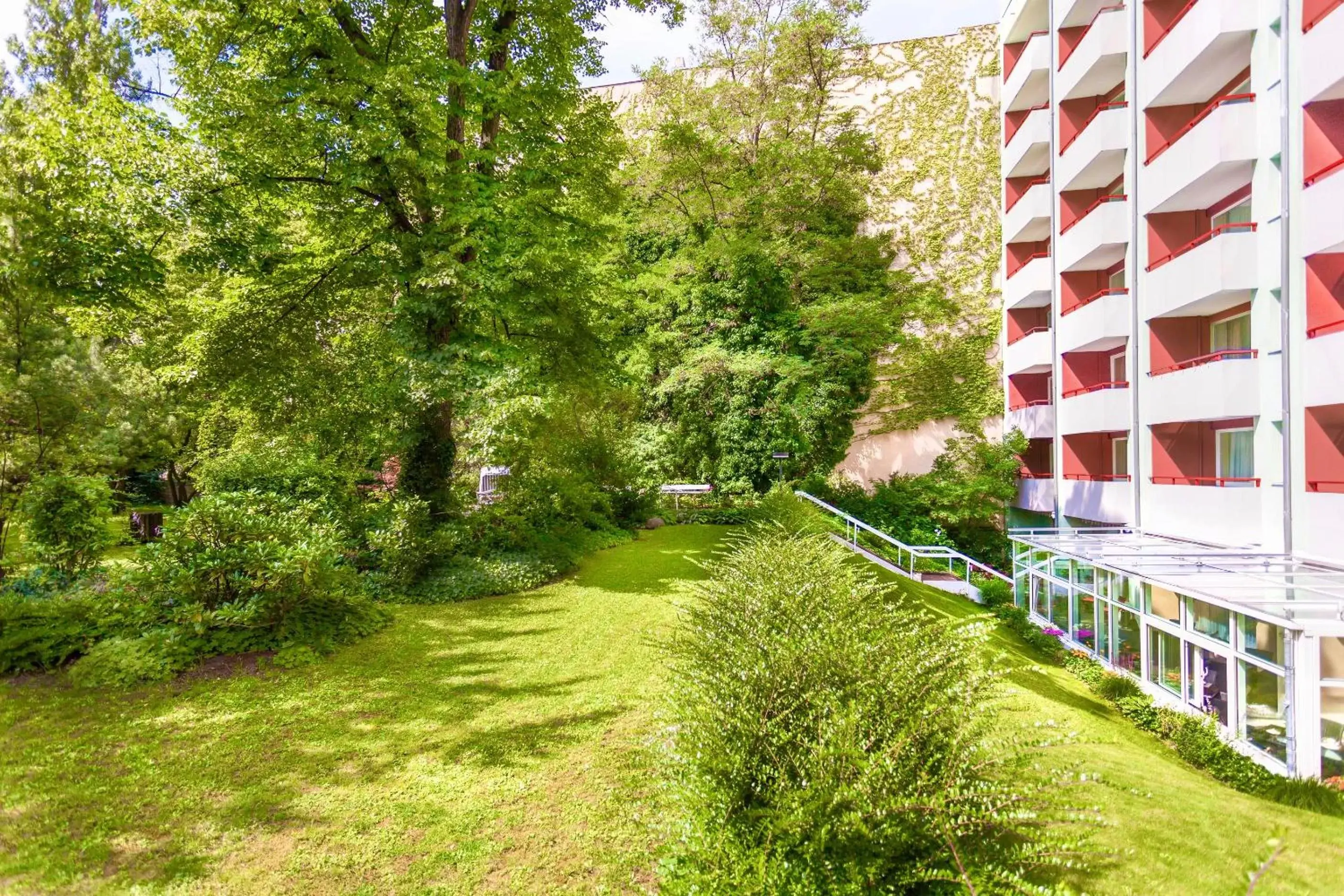 Balcony/Terrace, Garden in Hotel Carolinenhof