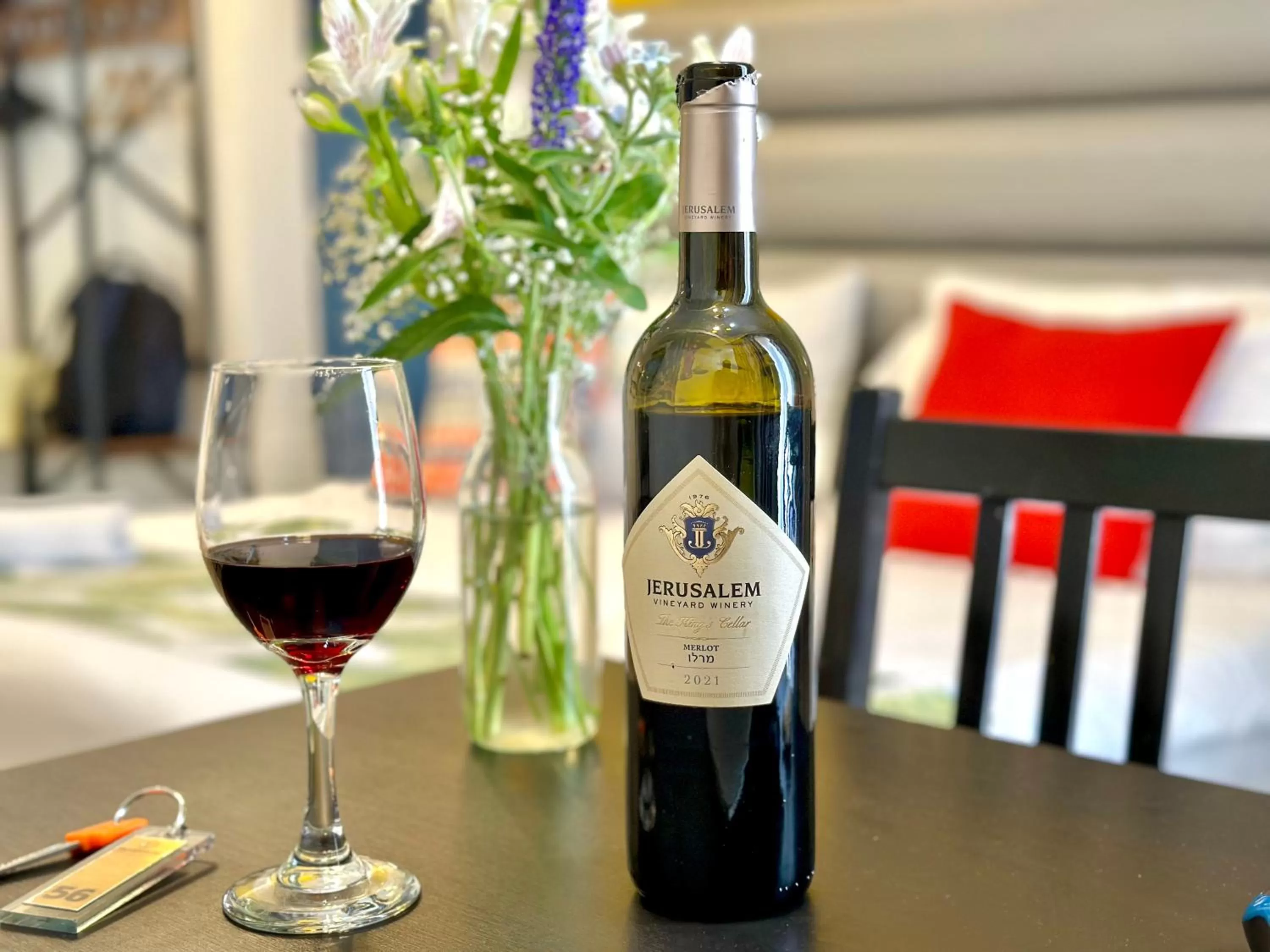 Alcoholic drinks in Paamonim Hotel Jerusalem