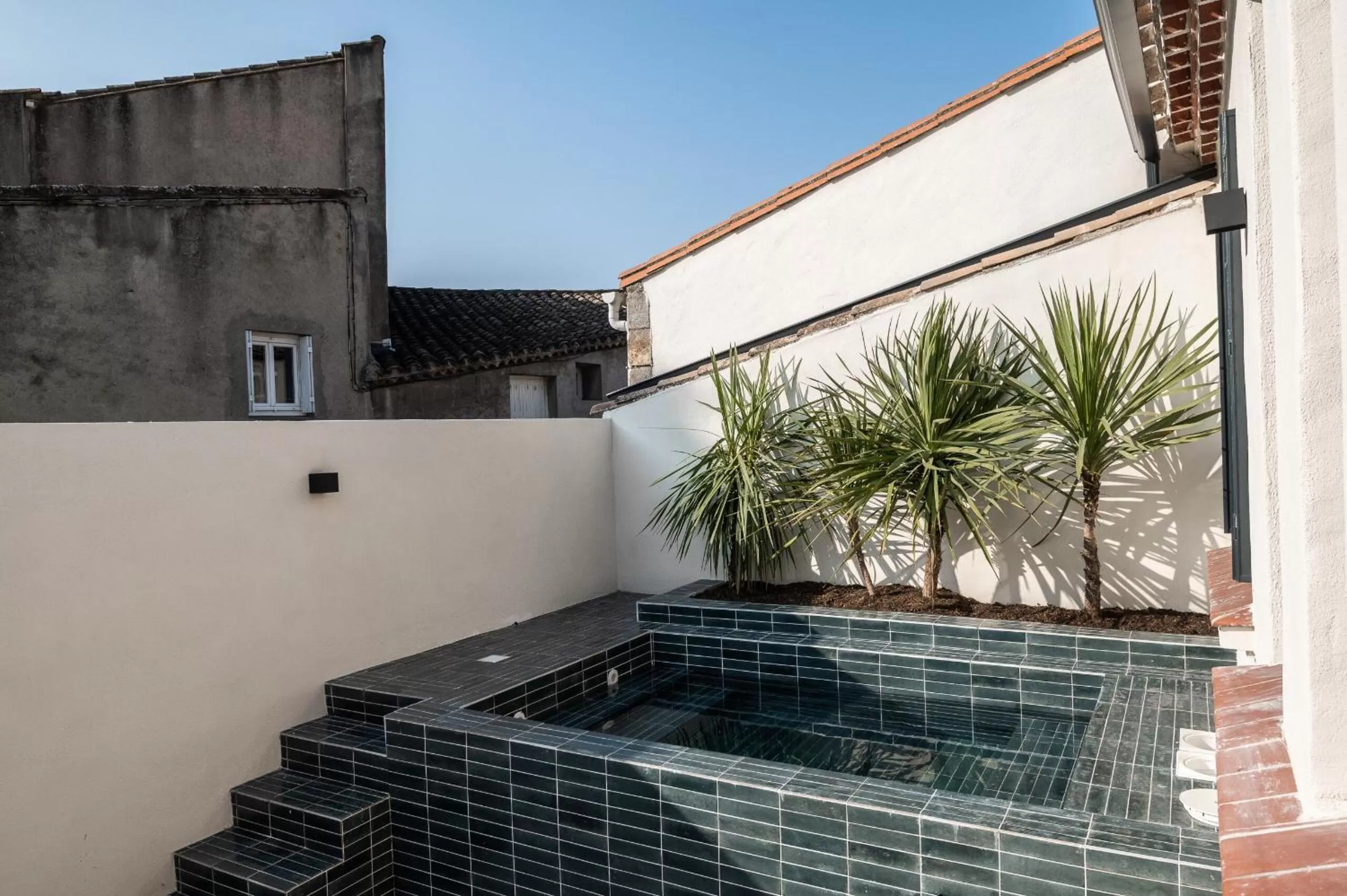 Pool view in La Maison de Jean by Maison Bacou