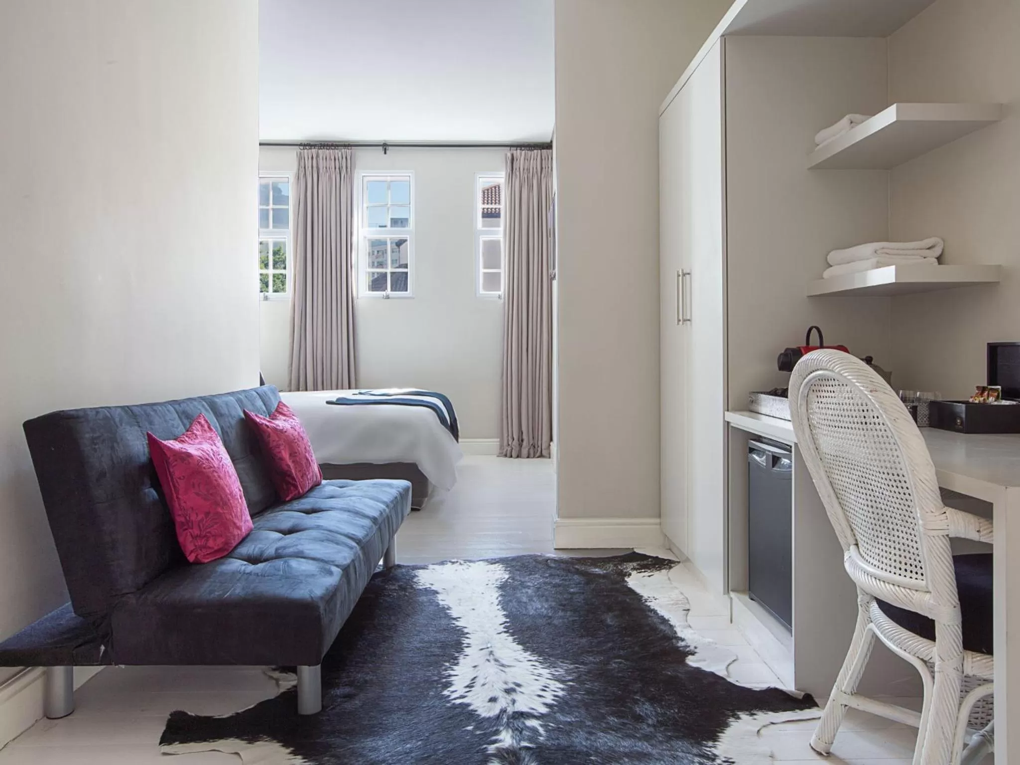 Seating area in Long Street Boutique Hotel