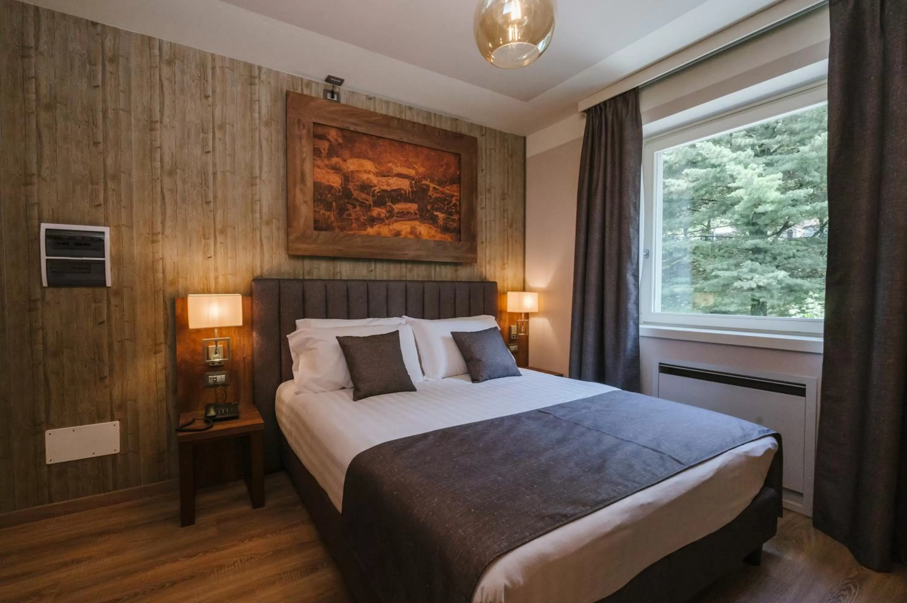 Bed in Lake Hotel La Pieve