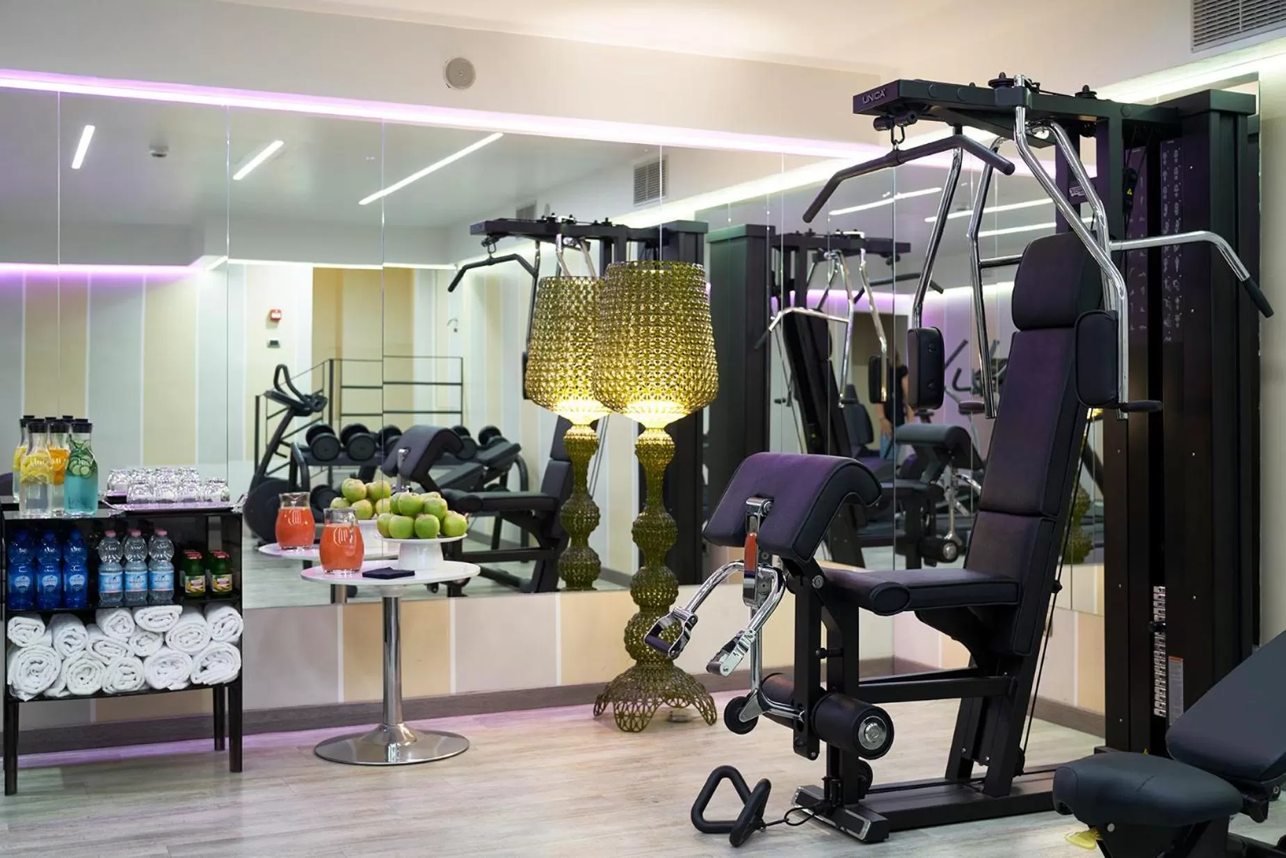 Fitness centre/facilities in Bianca Maria Palace Hotel