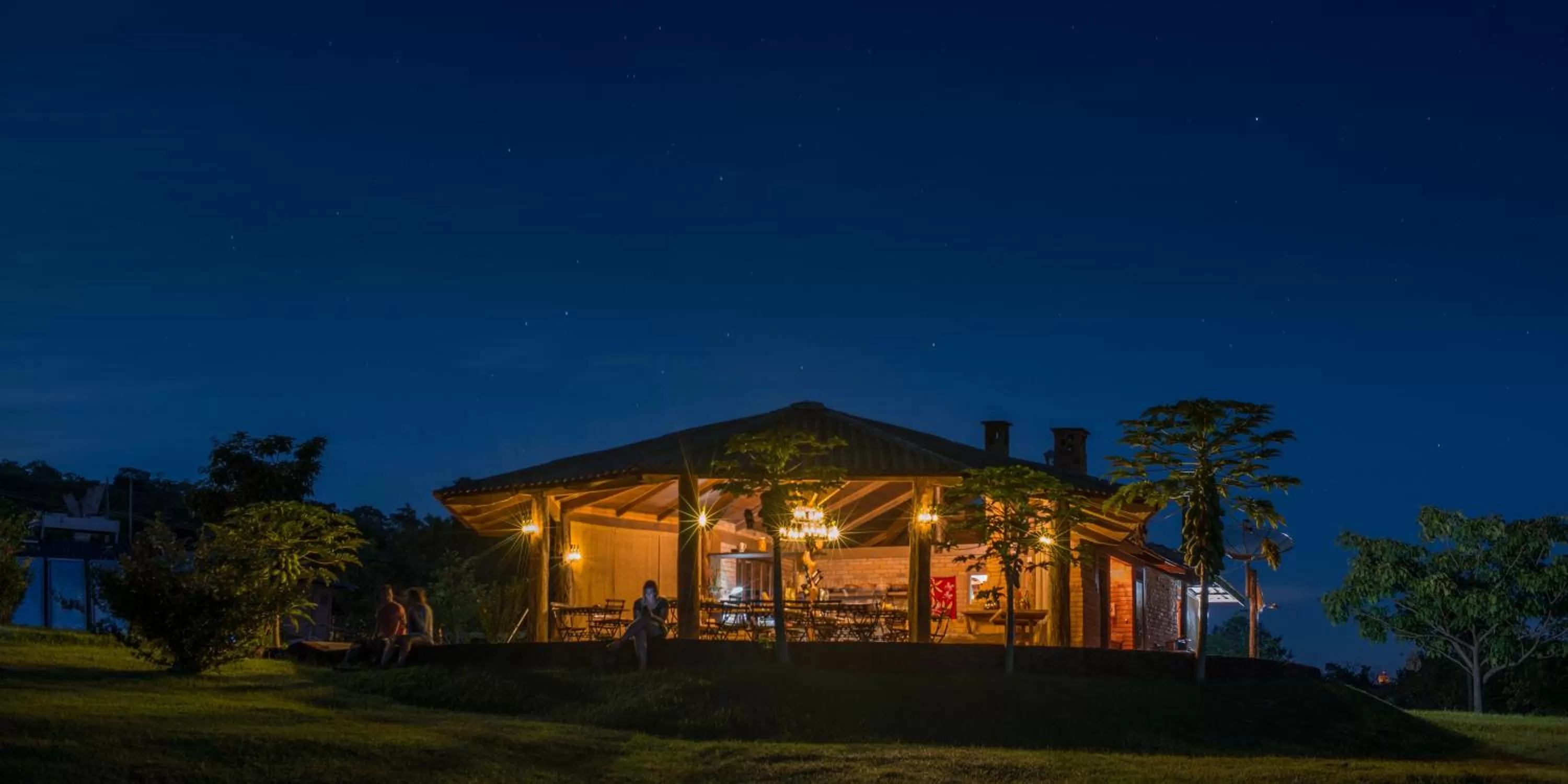 Garden view in Pousada do Parque