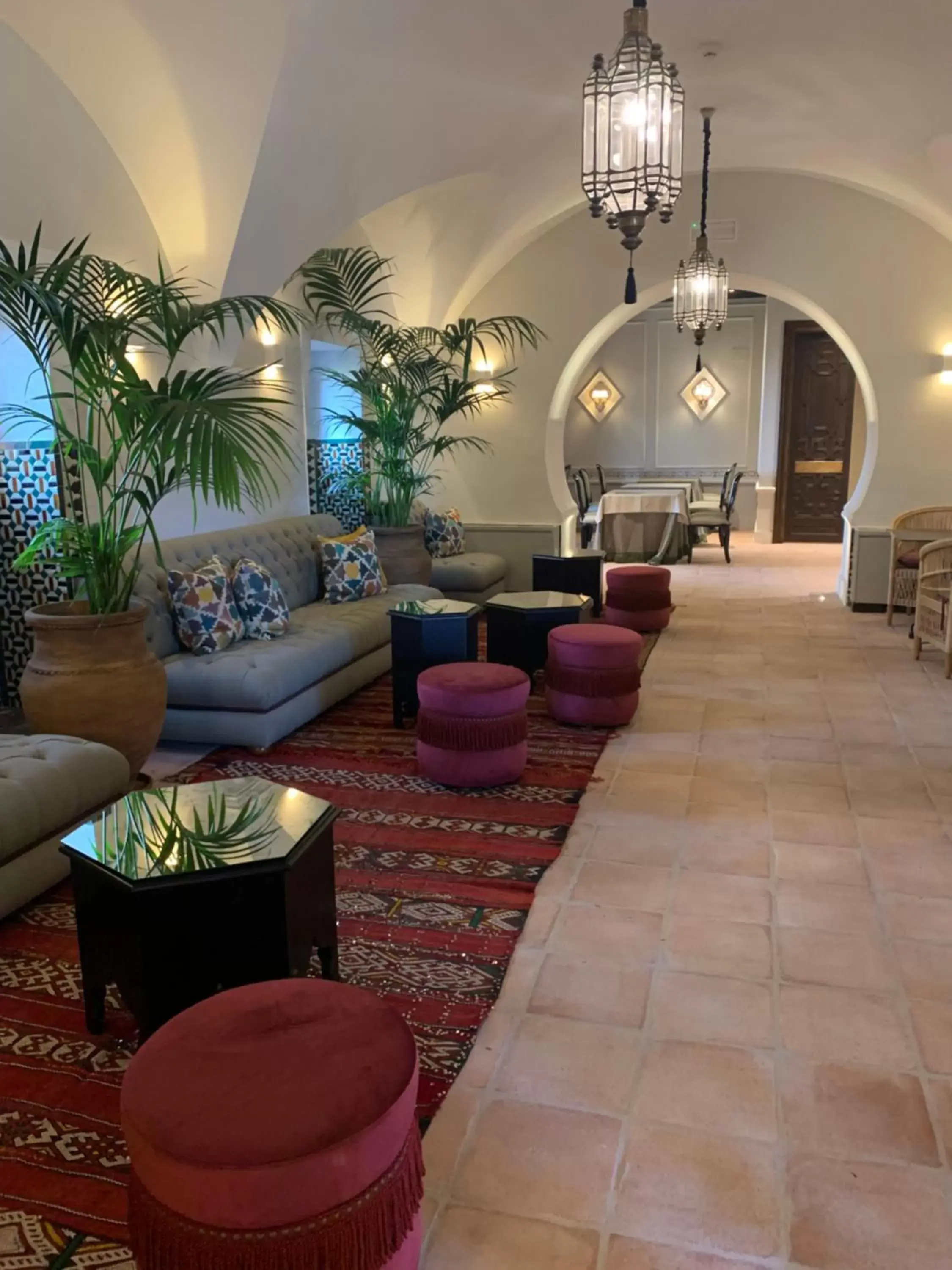 Lobby or reception, Lobby/Reception in Soho Boutique Castillo de Santa Catalina - Adults Recommended