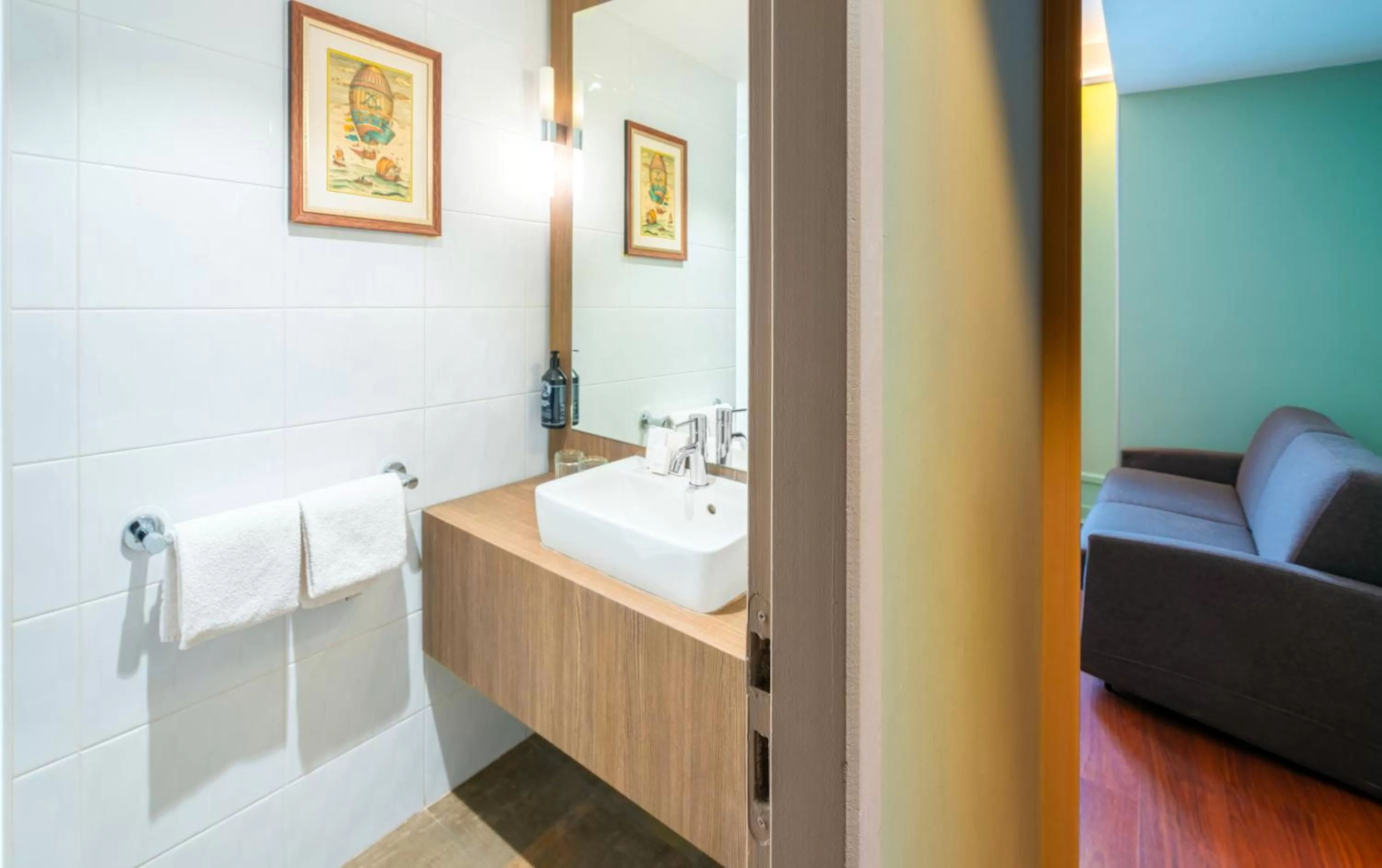 Bathroom, Bed in Le Splendid Hotel Lac D'Annecy - Handwritten Collection