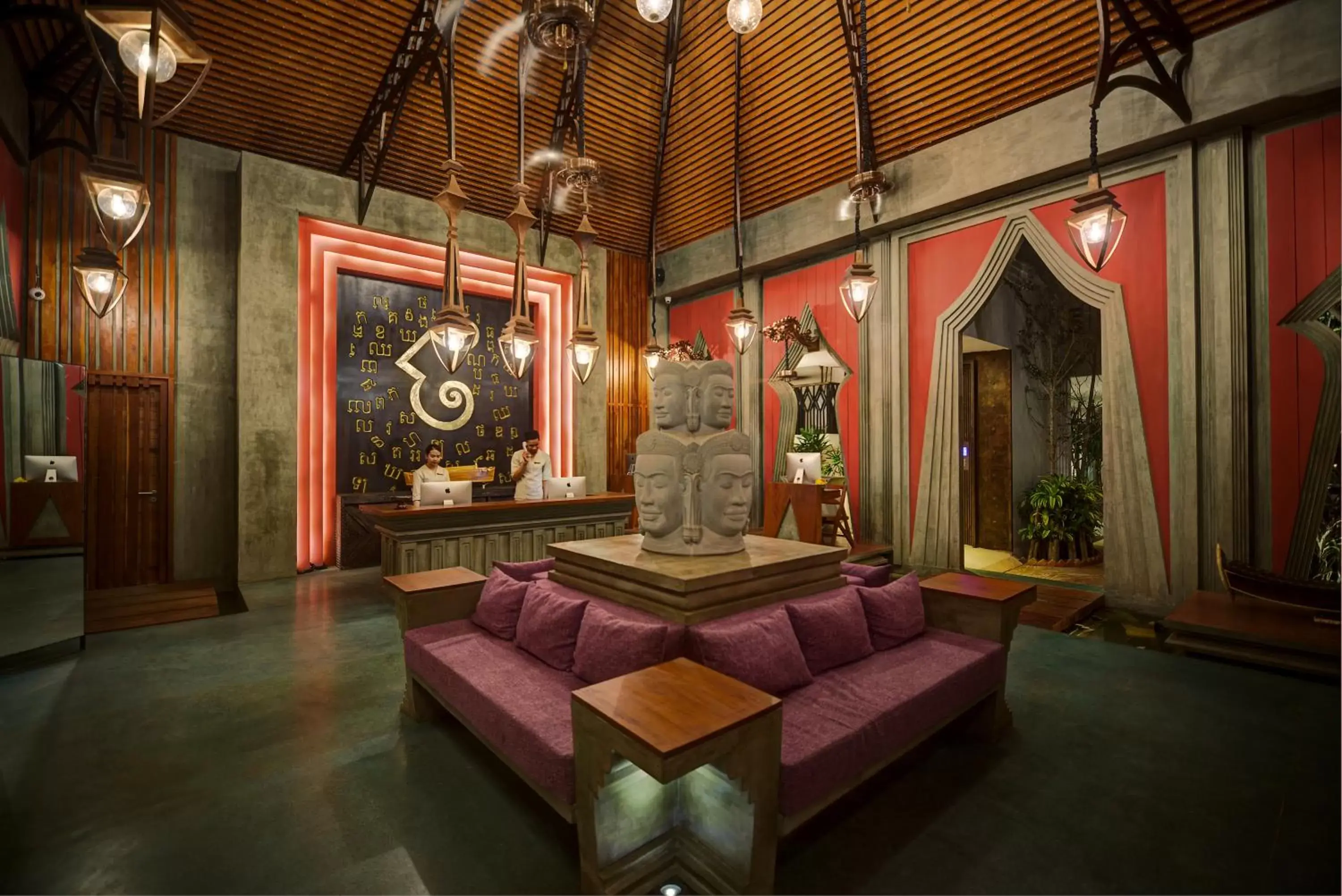 Lobby or reception in Golden Temple Retreat