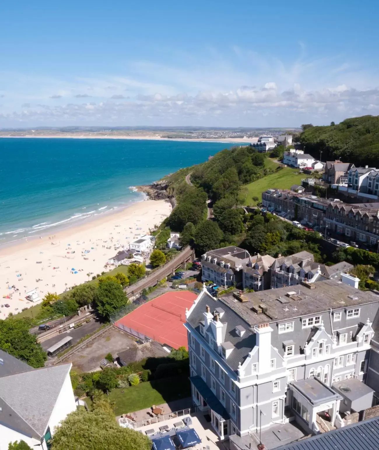 View (from property/room), Bird's-eye View in Harbour Hotel St Ives