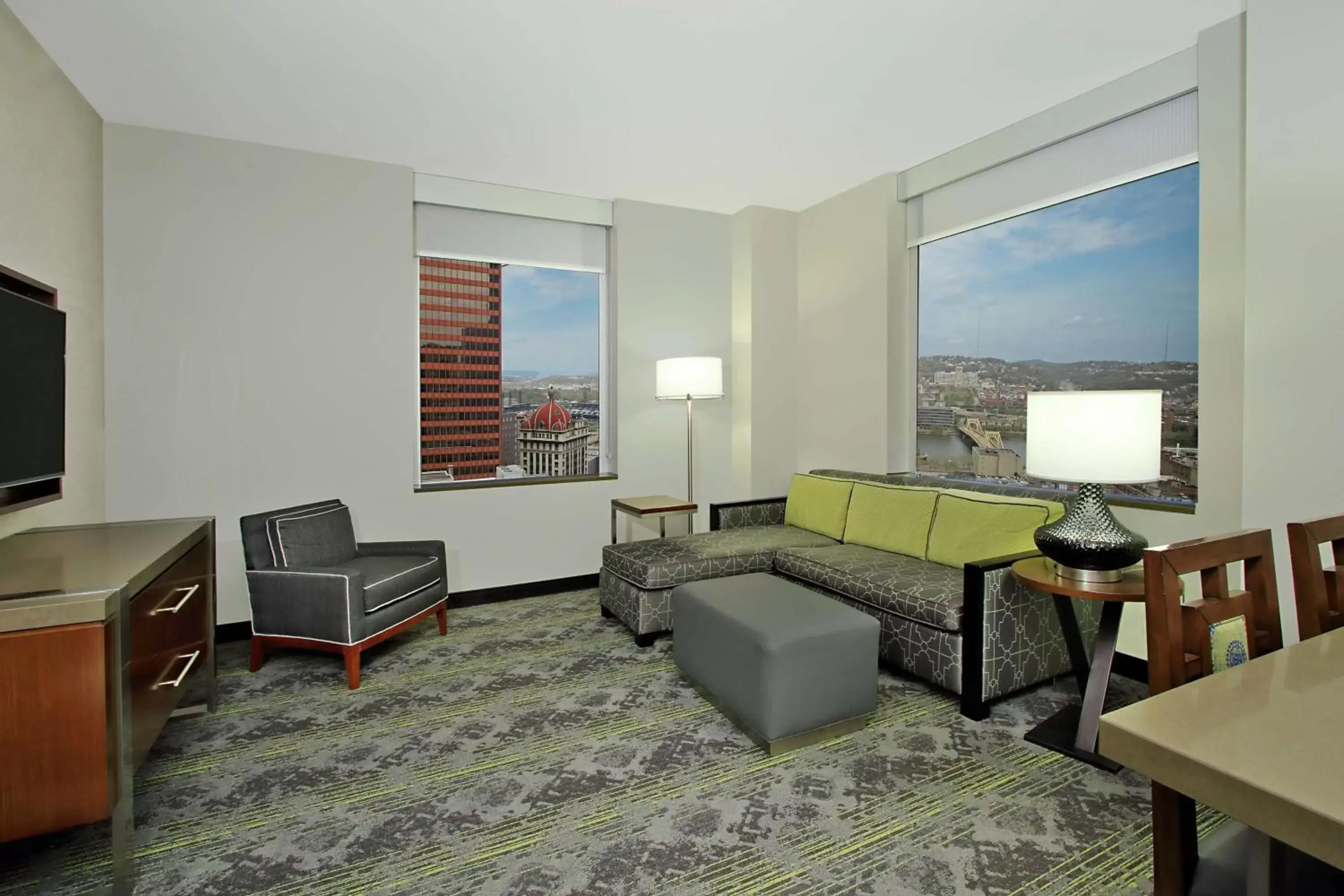 Living room, Seating Area in Embassy Suites Pittsburgh-Downtown