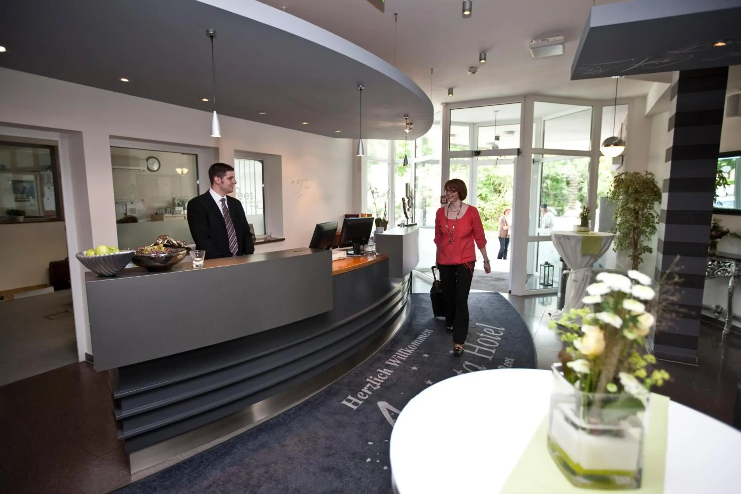 Lobby or reception in Hotel Rheinpark Rees