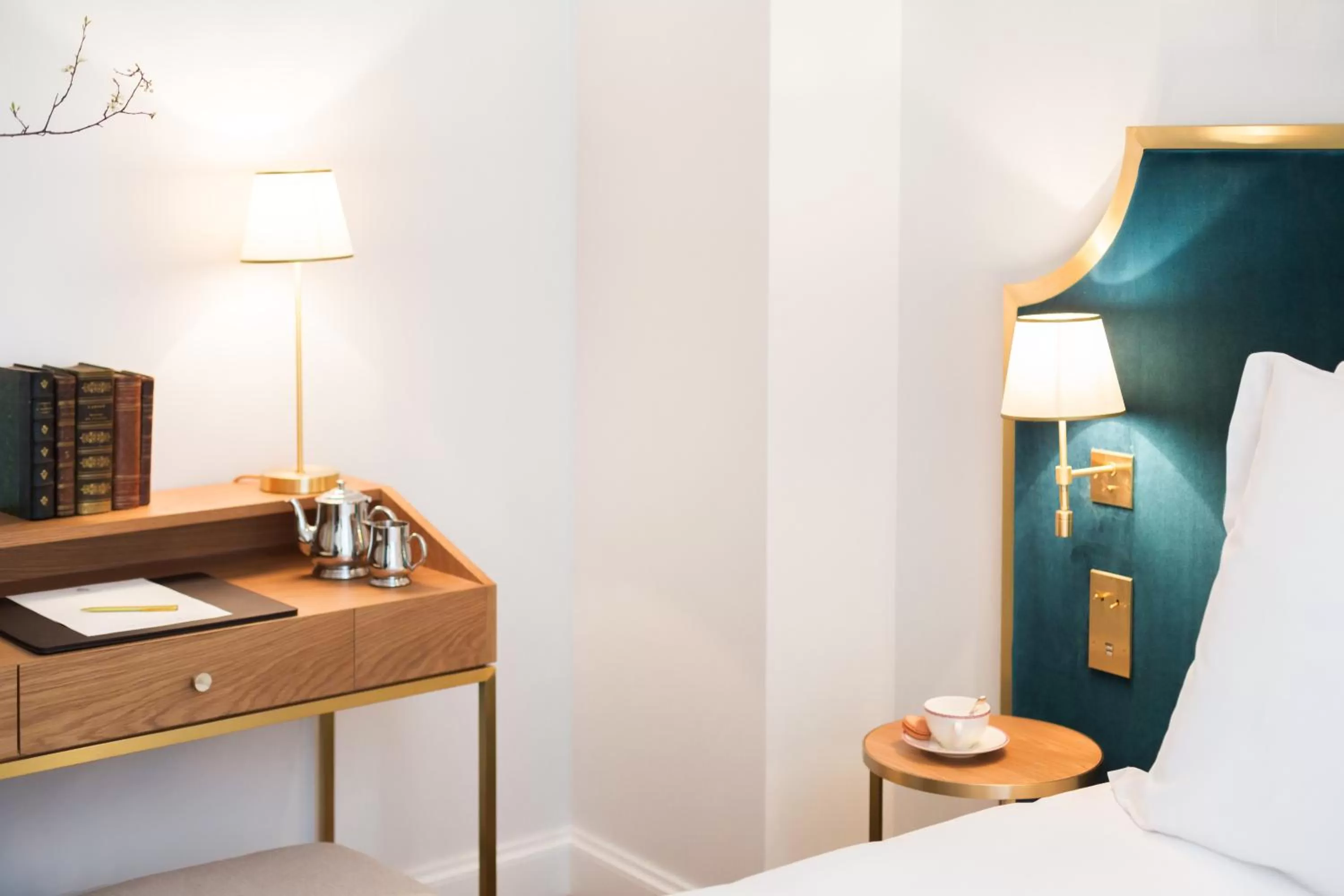 Decorative detail, Bed in Hôtel Alfred Sommier