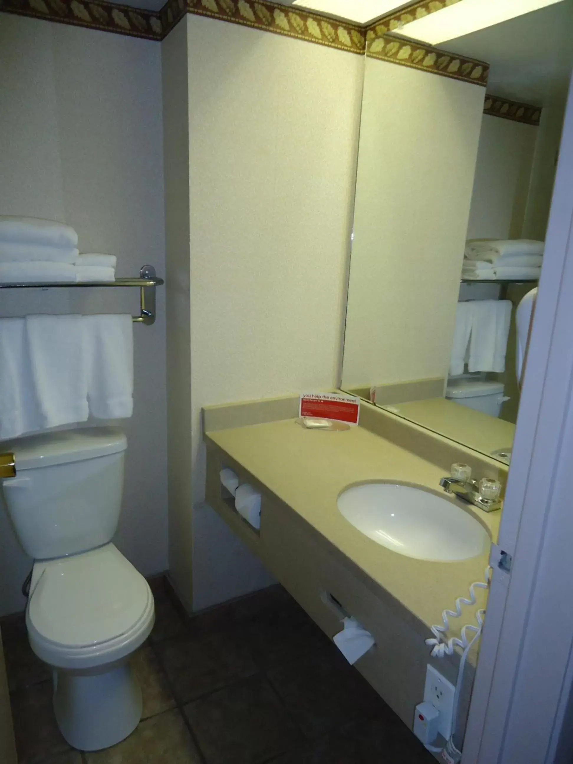 Bathroom in Ramada by Wyndham Trenton