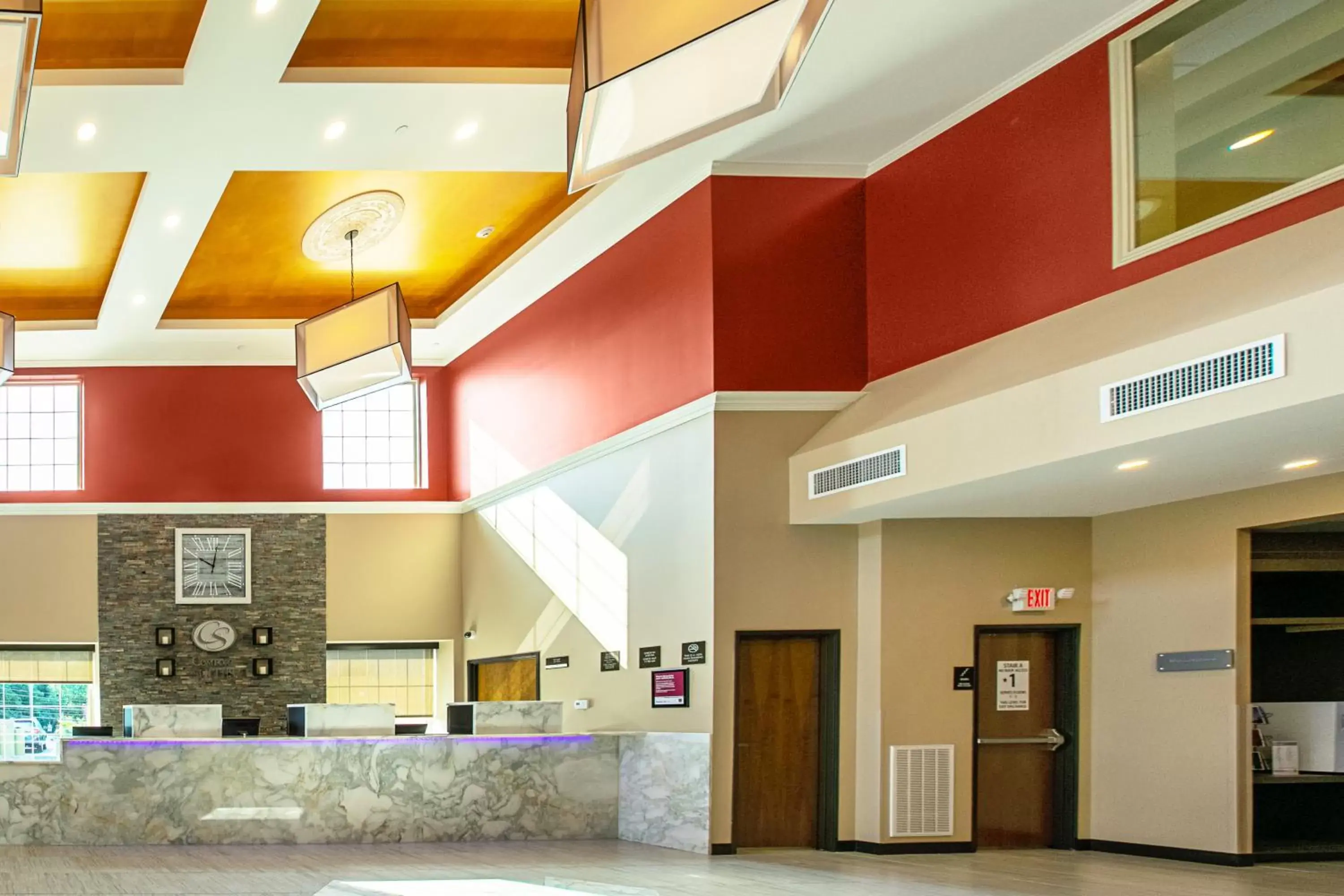 Lobby or reception in Comfort Suites Fishkill near Interstate 84 Lobby or reception in Comfort Suites Fishkill near Interstate 84