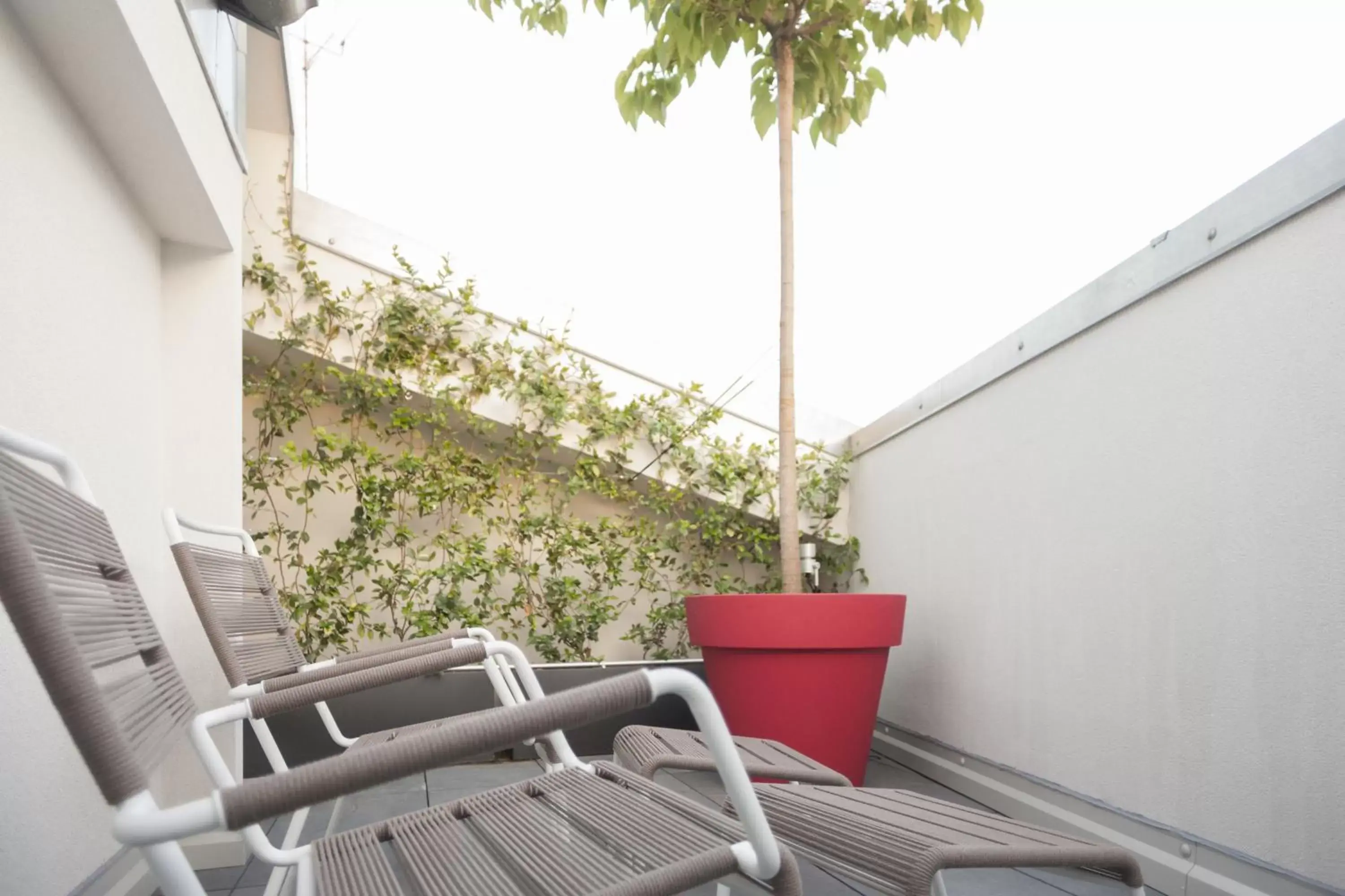 Balcony/Terrace in Senato Hotel Milano