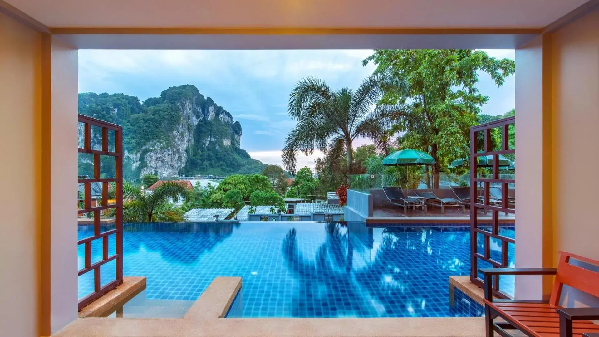 Pool view, Swimming Pool in Krabi Chada Resort - SHA Plus