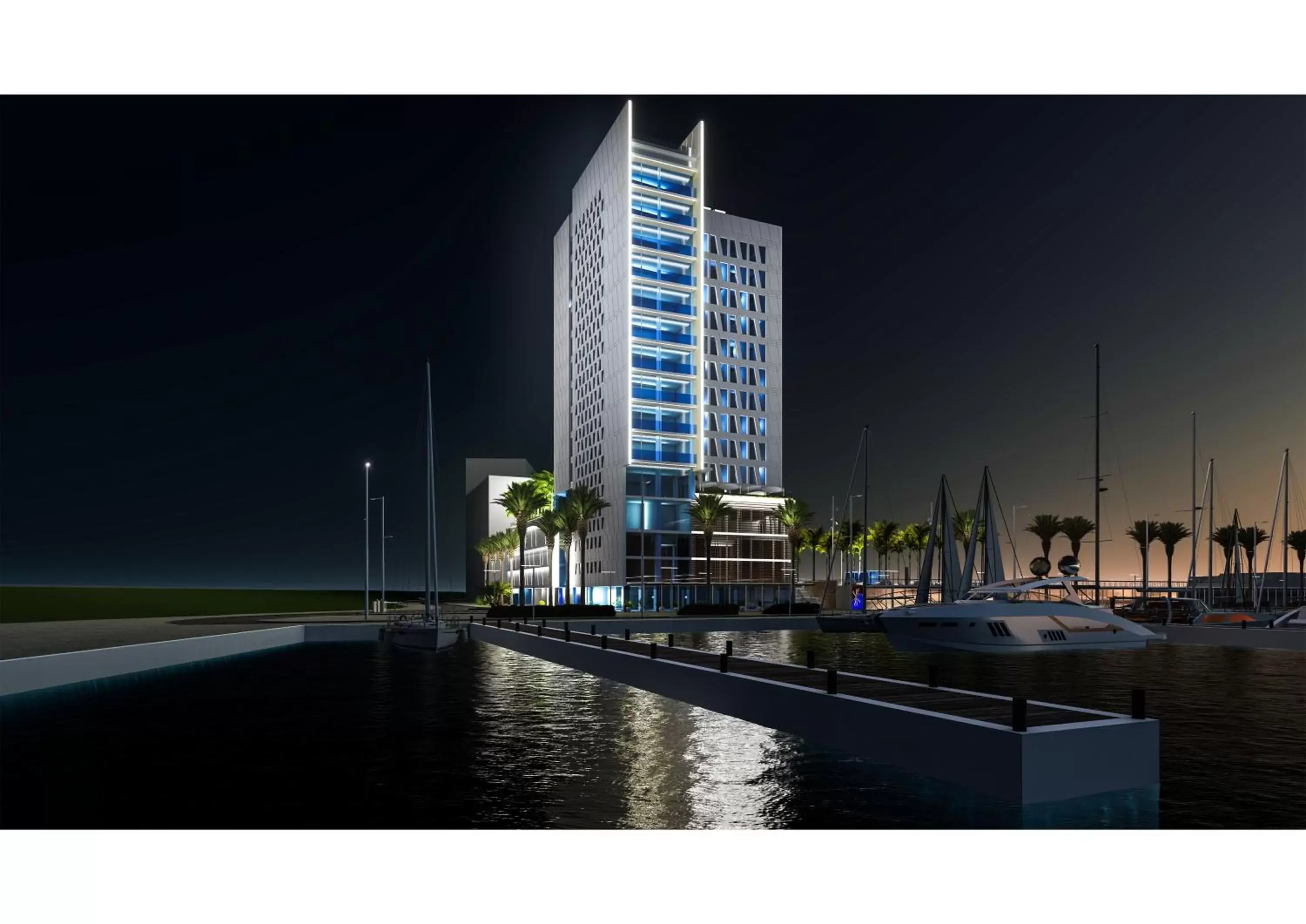 Property building in Hotel Marina Badalona Property building in Hotel Marina Badalona