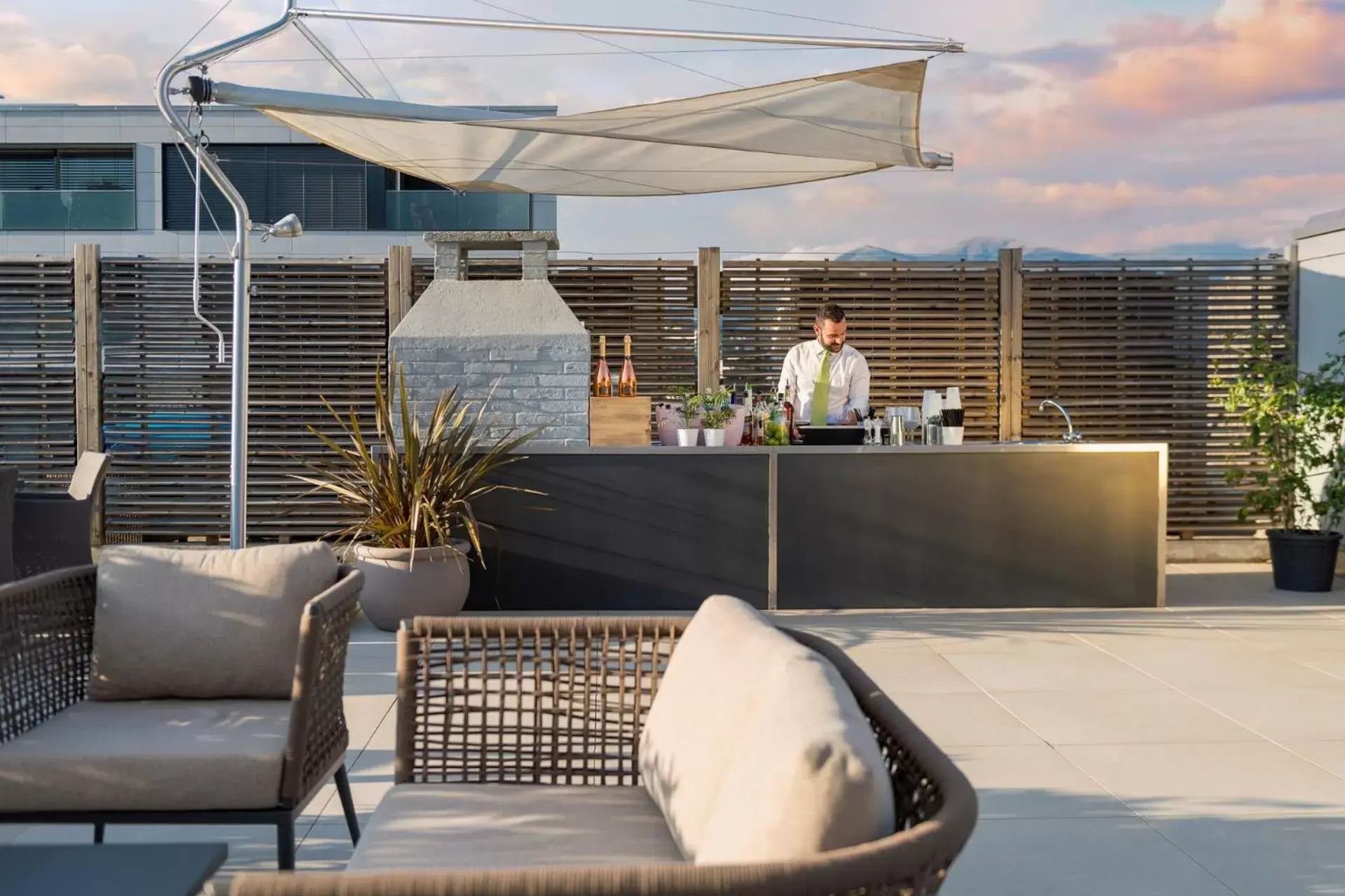 Balcony/Terrace in Hotel Admiral Lugano