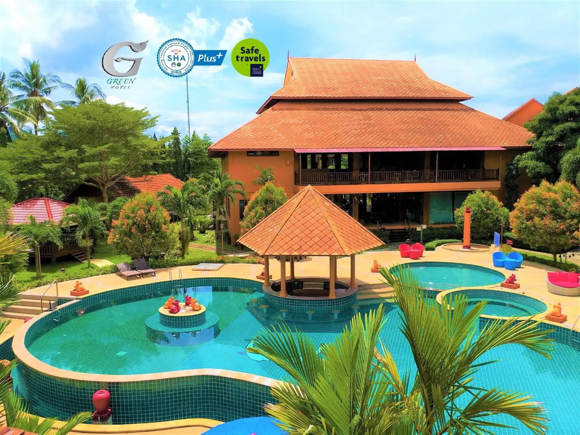 Restaurant/places to eat, Swimming Pool in Andamanee Boutique Resort Aonang Krabi - SHA Extra Plus