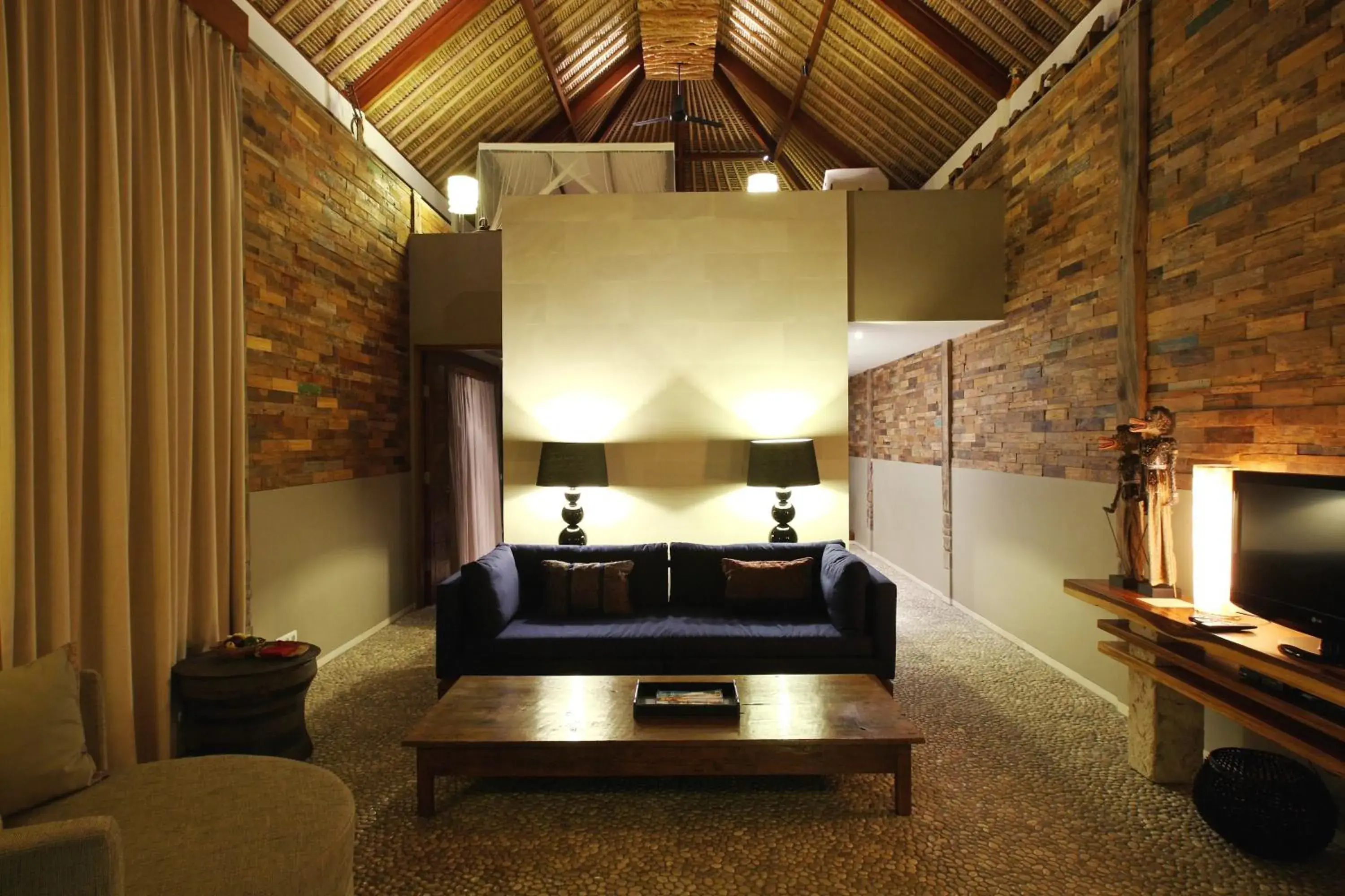 Living room in The Purist Villas & Spa Ubud