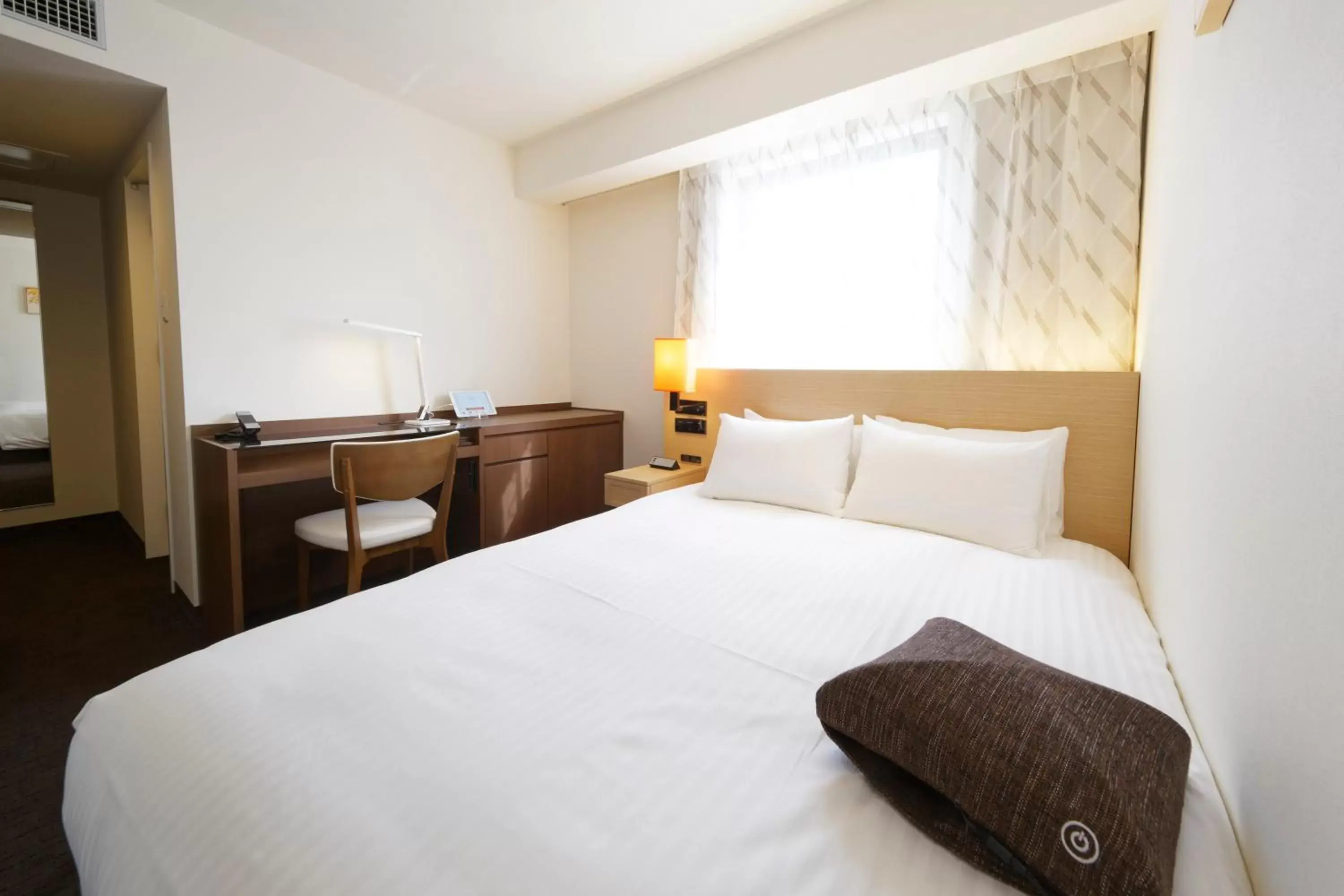 Photo of the whole room, Bed in HOTEL FORZA HAKATA-GUCHI