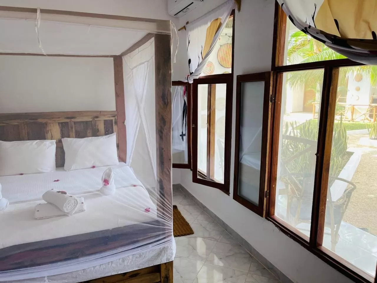 Bed in Babalao Bungalows