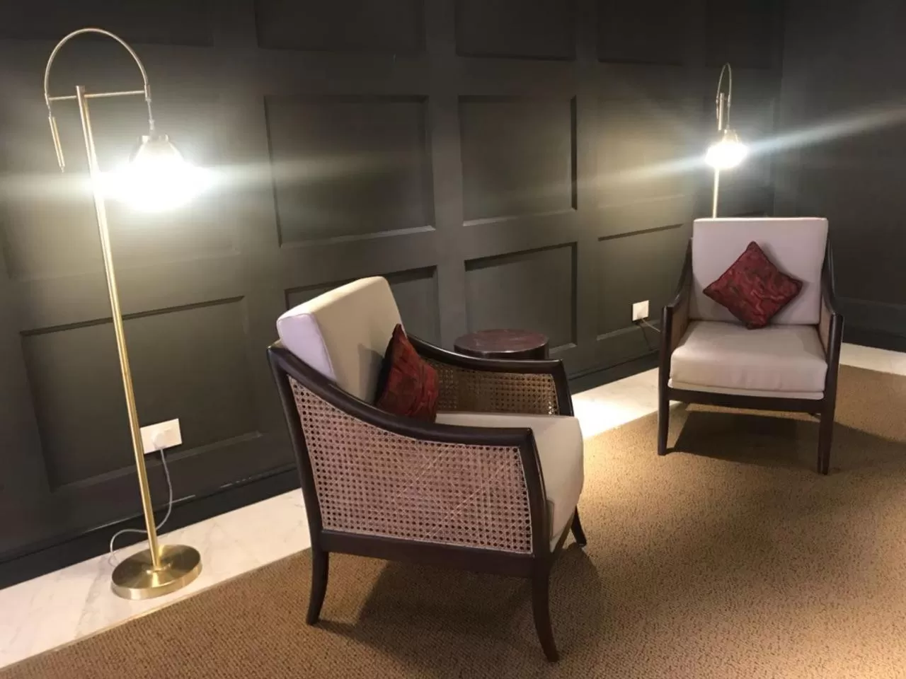 Seating area in Radisson Hotel Shimla