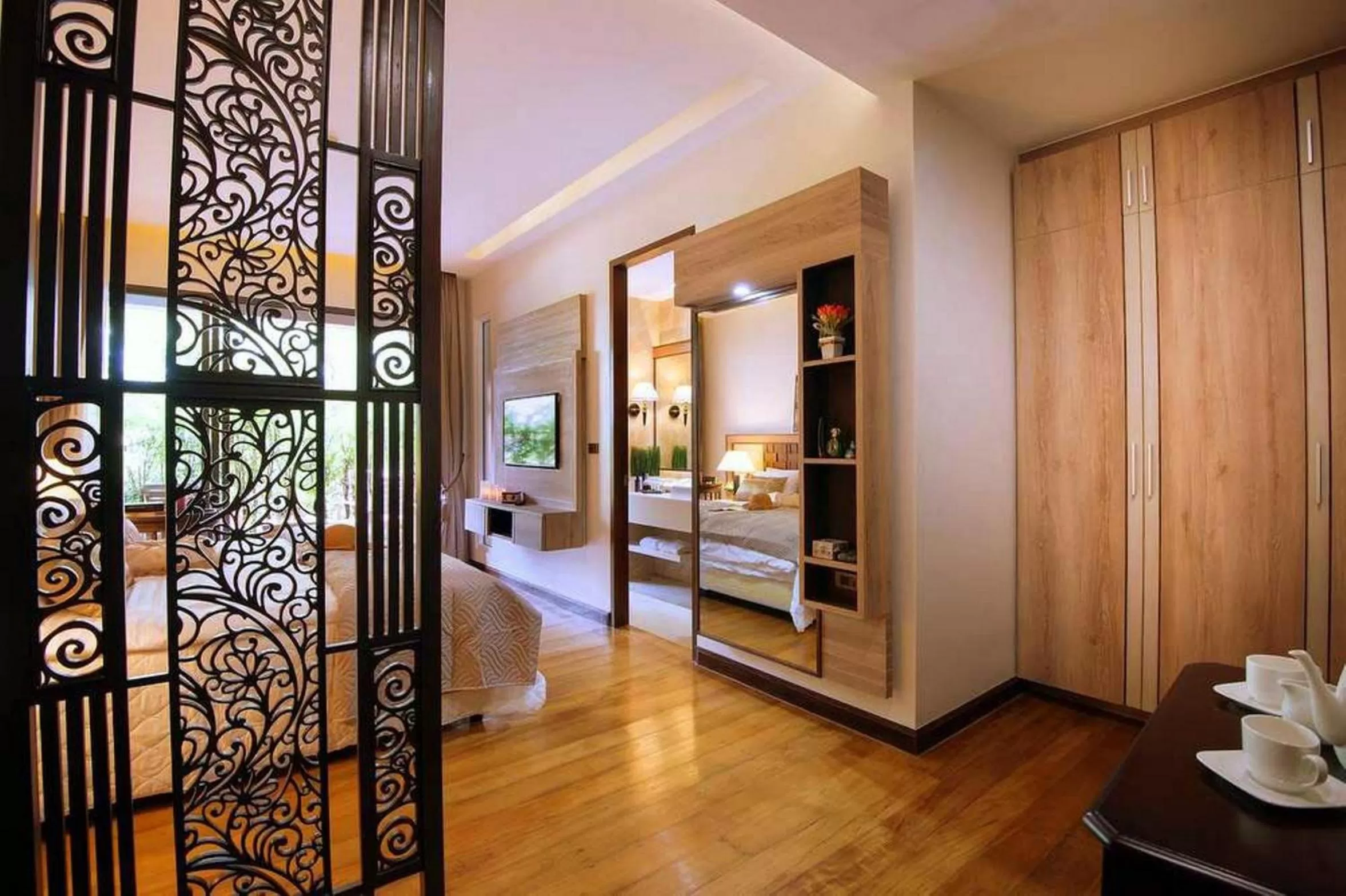 Shower in Rimnaam Klangchan Hotel - SHA Plus