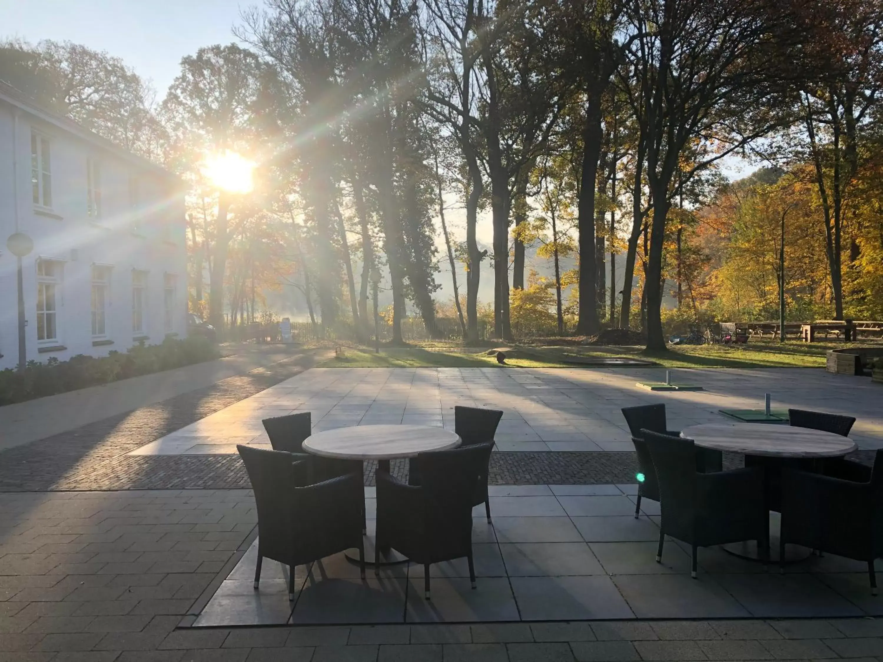 Patio in Hotel Hoevevoorde