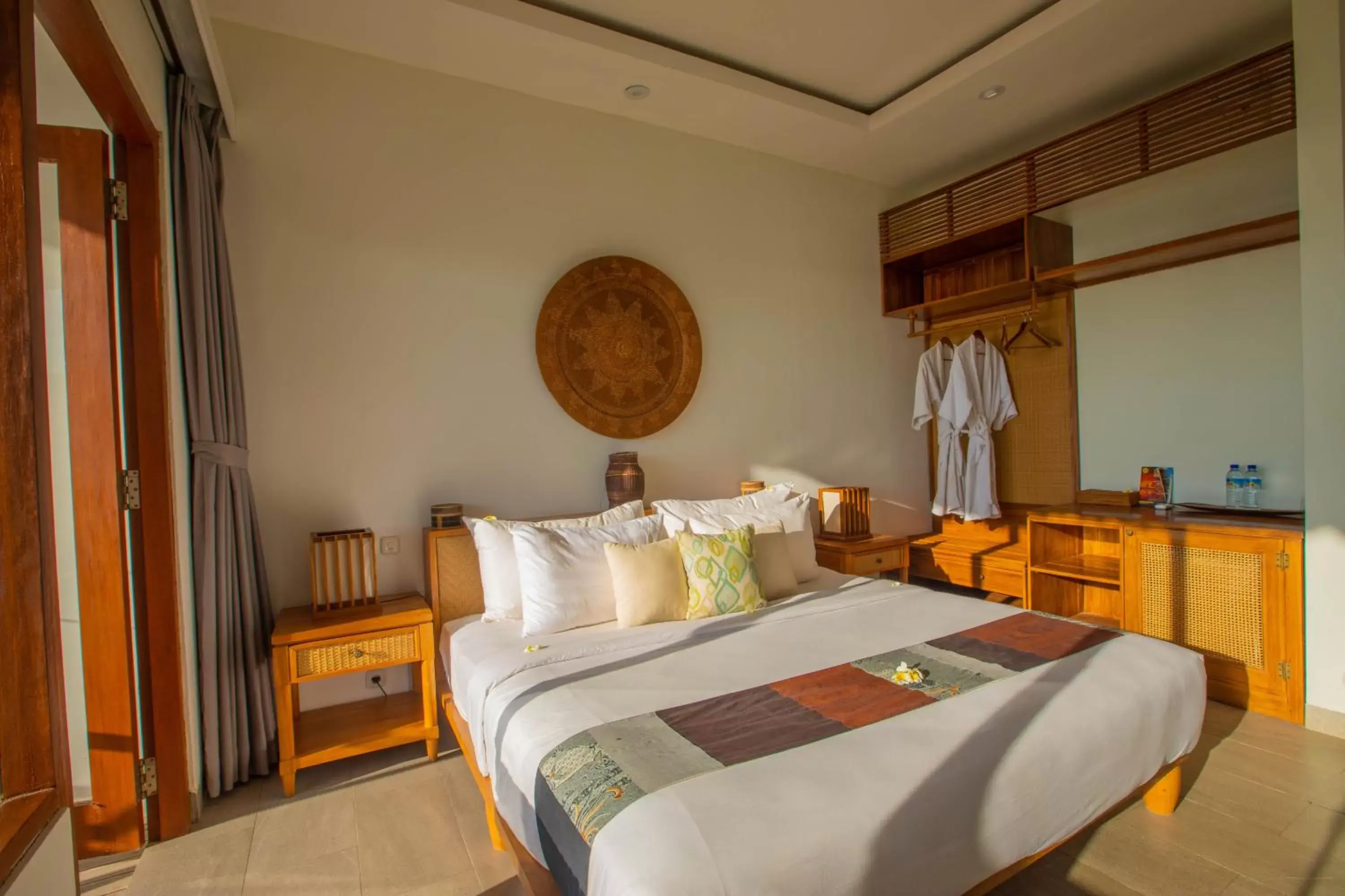 Bed in Gili Sands Hotel & Bar