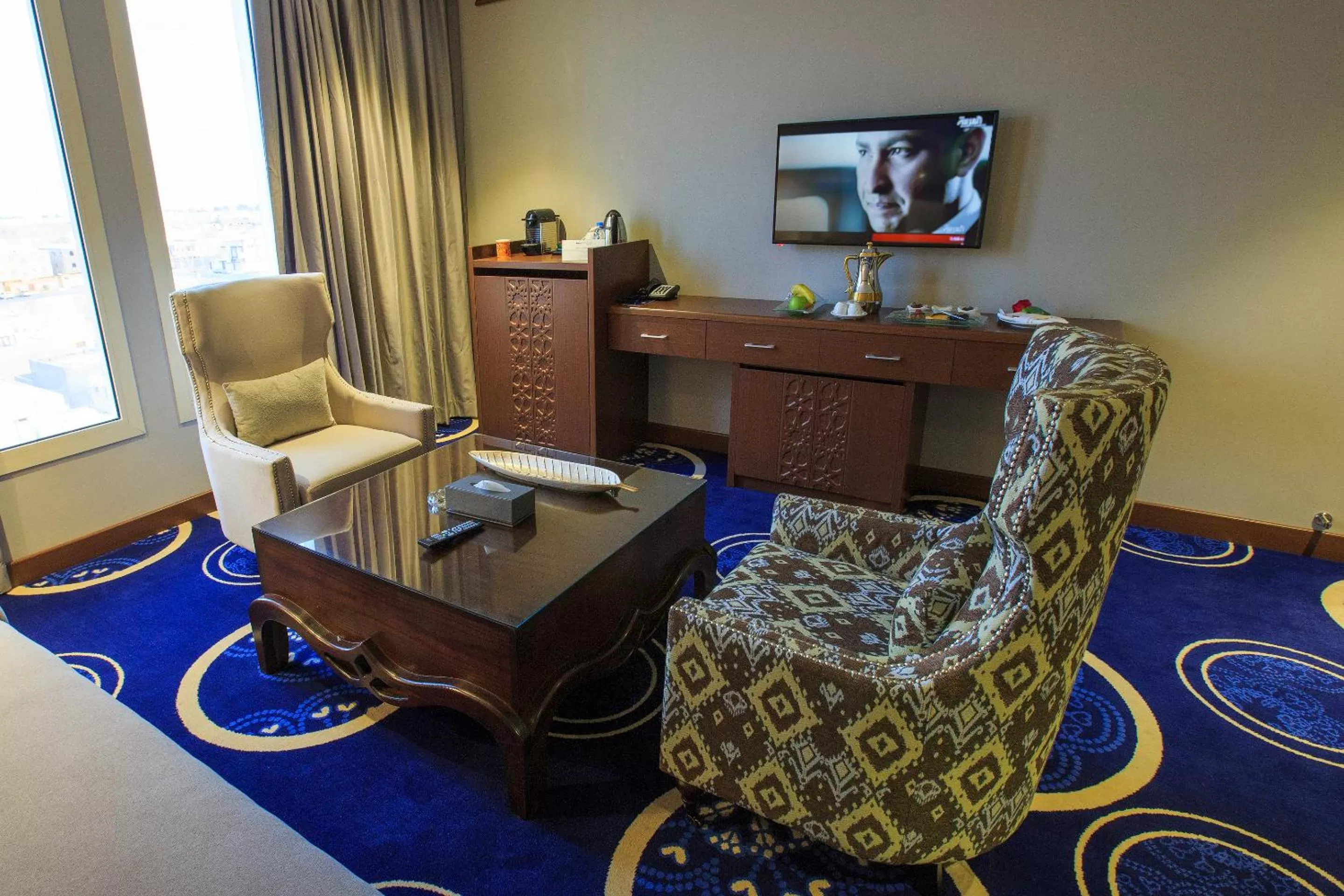 Living room in Swiss In Tabuk Hotel