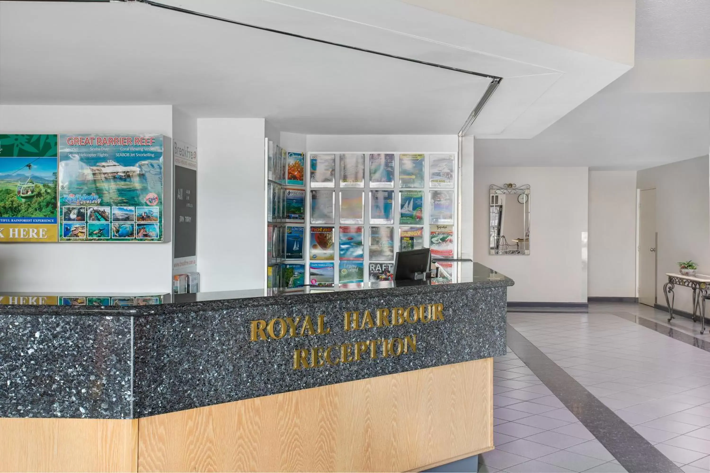 Lobby or reception in BreakFree Royal Harbour
