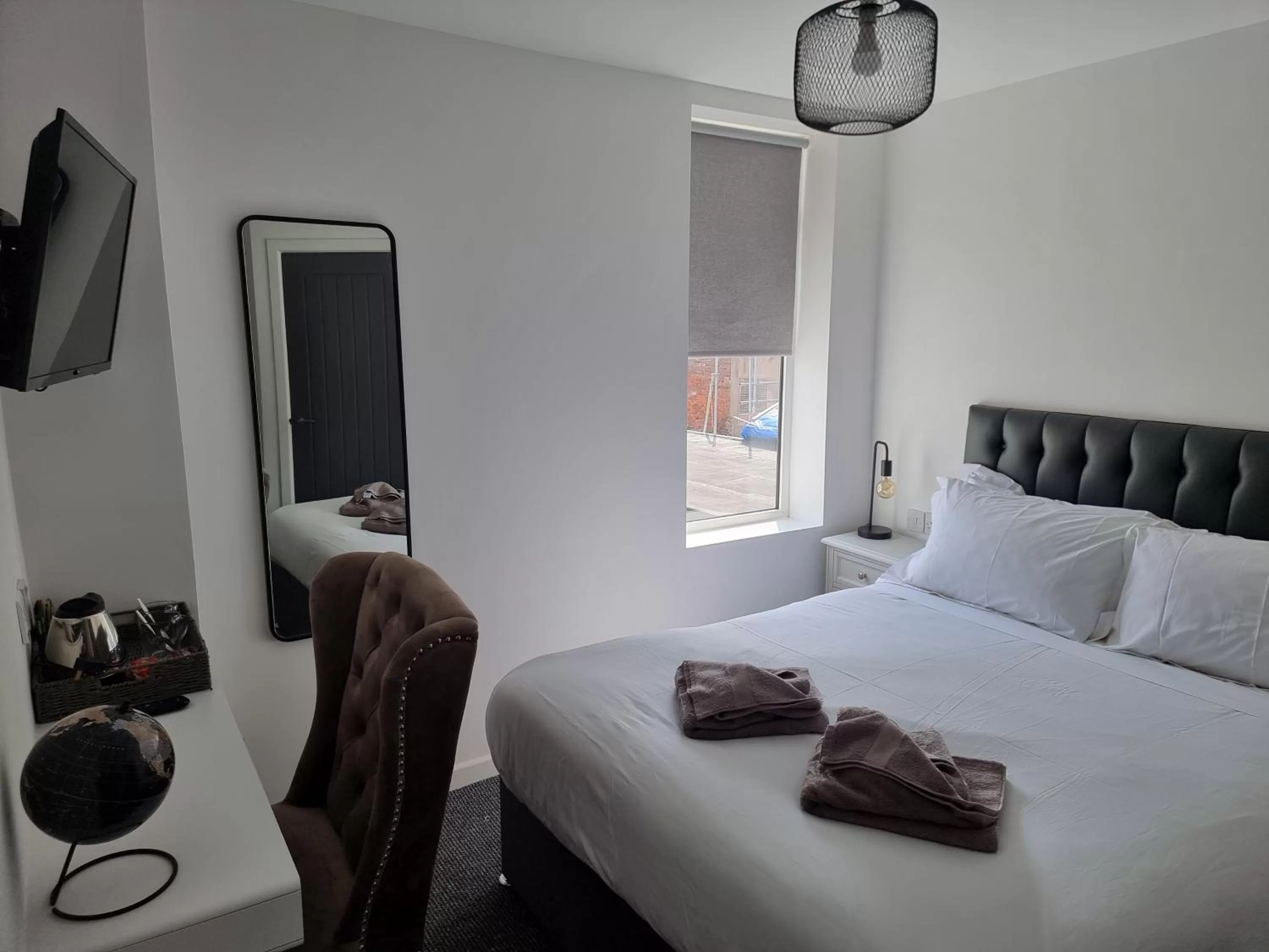 Bed in Langley House Hotel