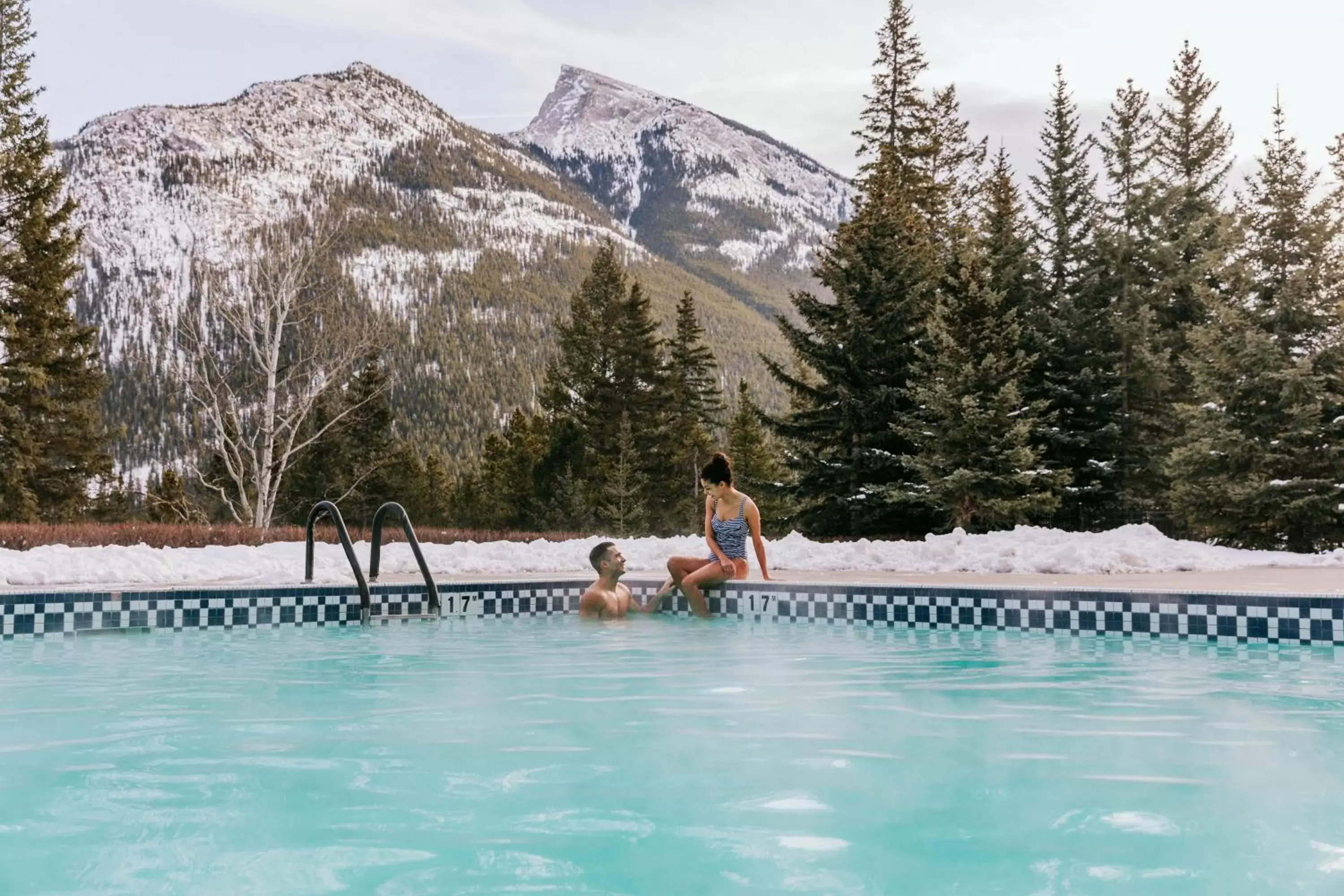 Day, Swimming Pool in Fairmont Banff Springs