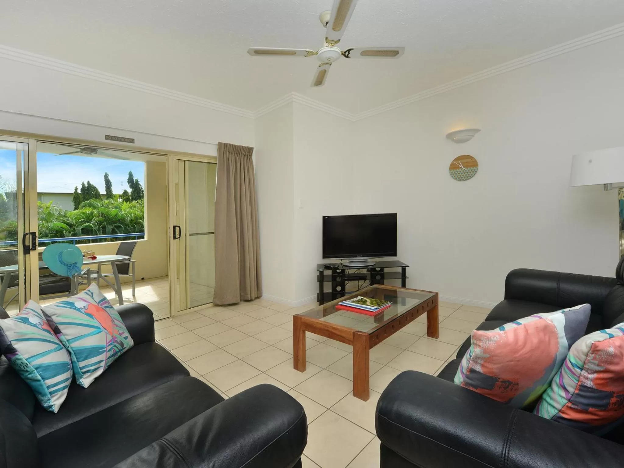 Living room in Central Plaza Port Douglas