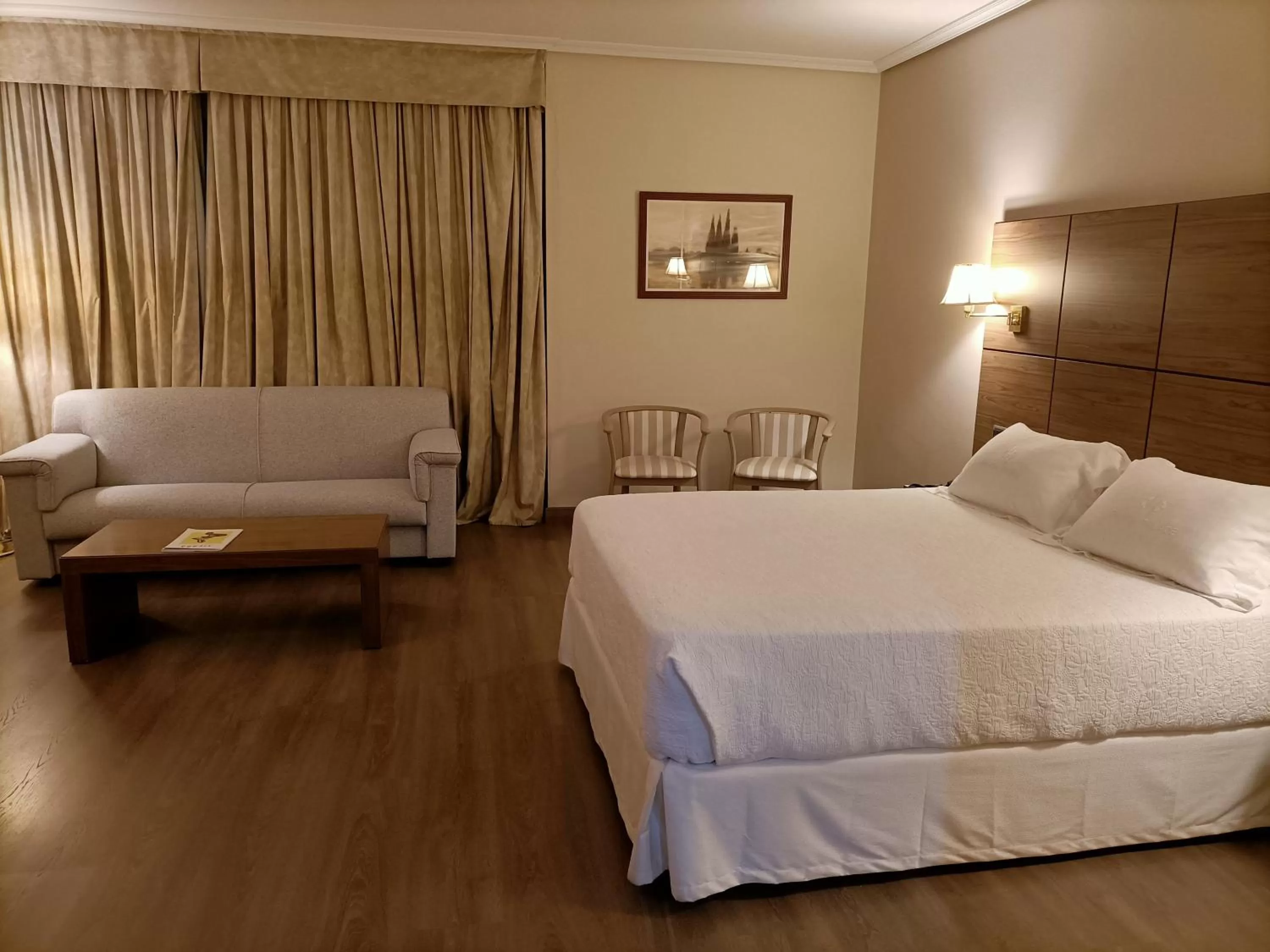 Living room, Bed in Galicia Palace