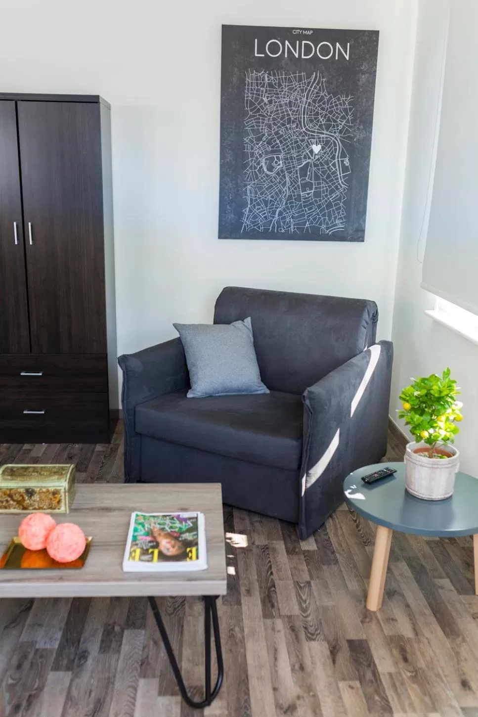 Living room in The Athens Version Luxury Suites