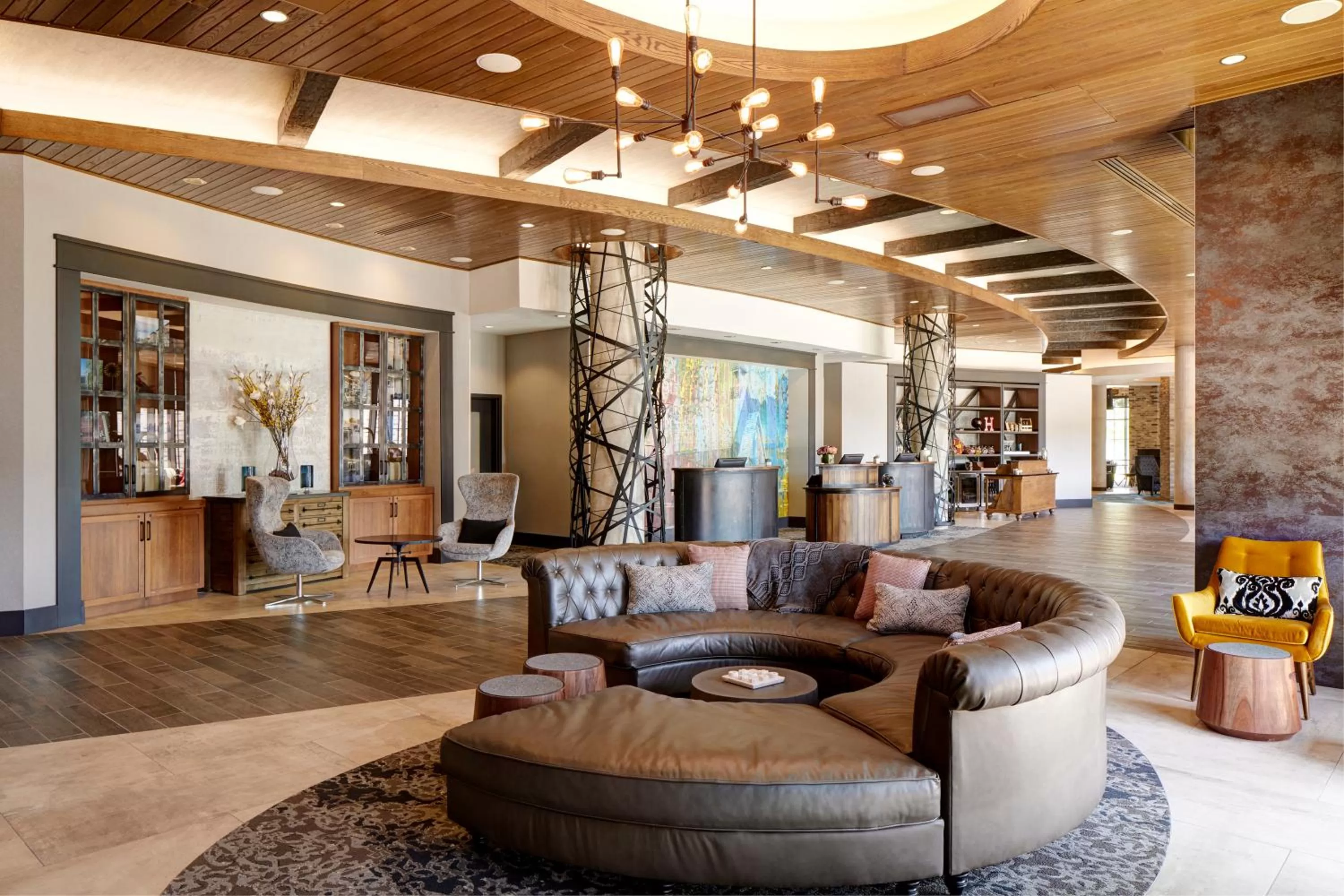 Lobby or reception in Archer Hotel Florham Park