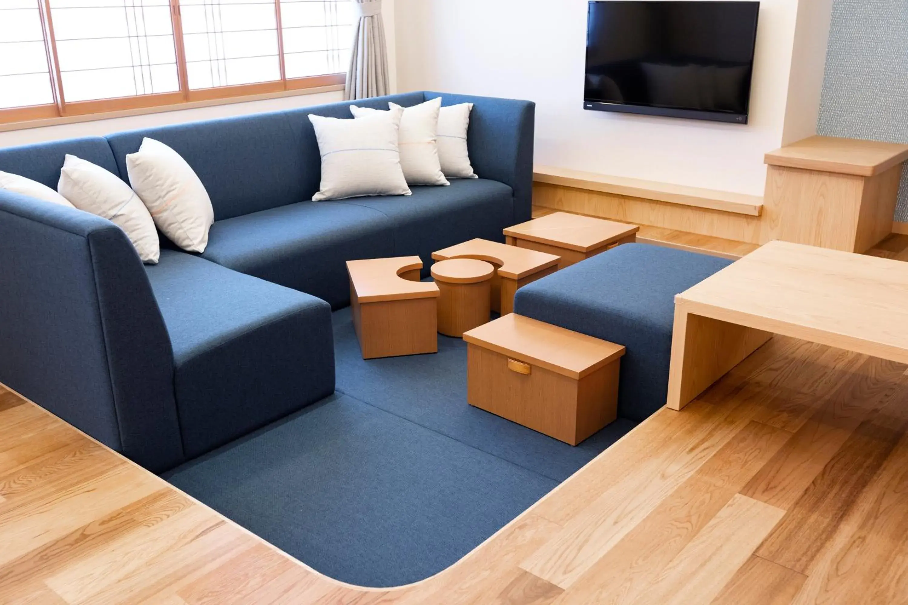 Living room, Seating Area in Kitayuzawa Mori no Soraniwa