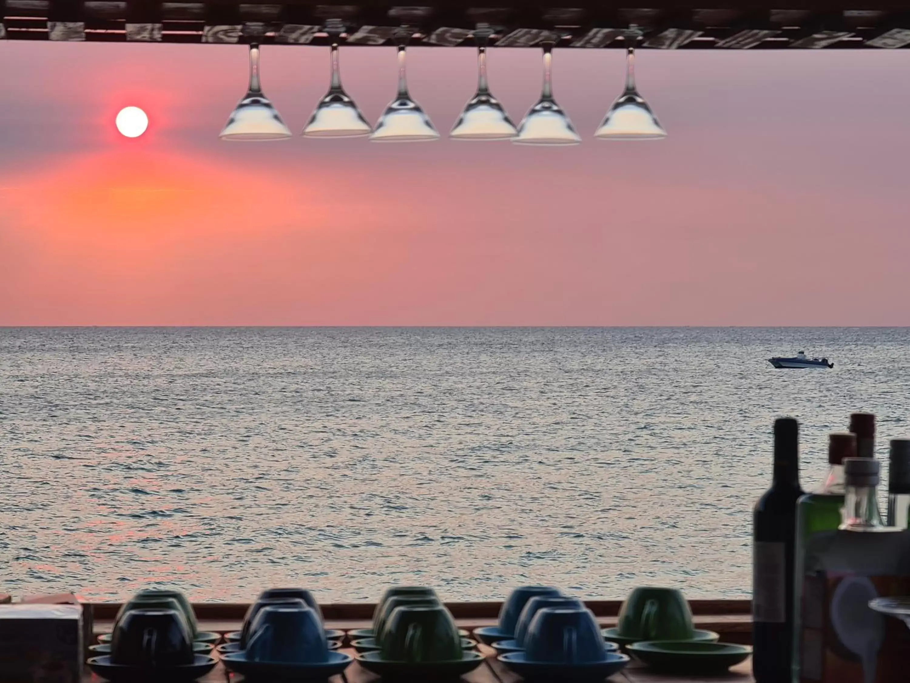 Sunset in Zenobia Beach Resort