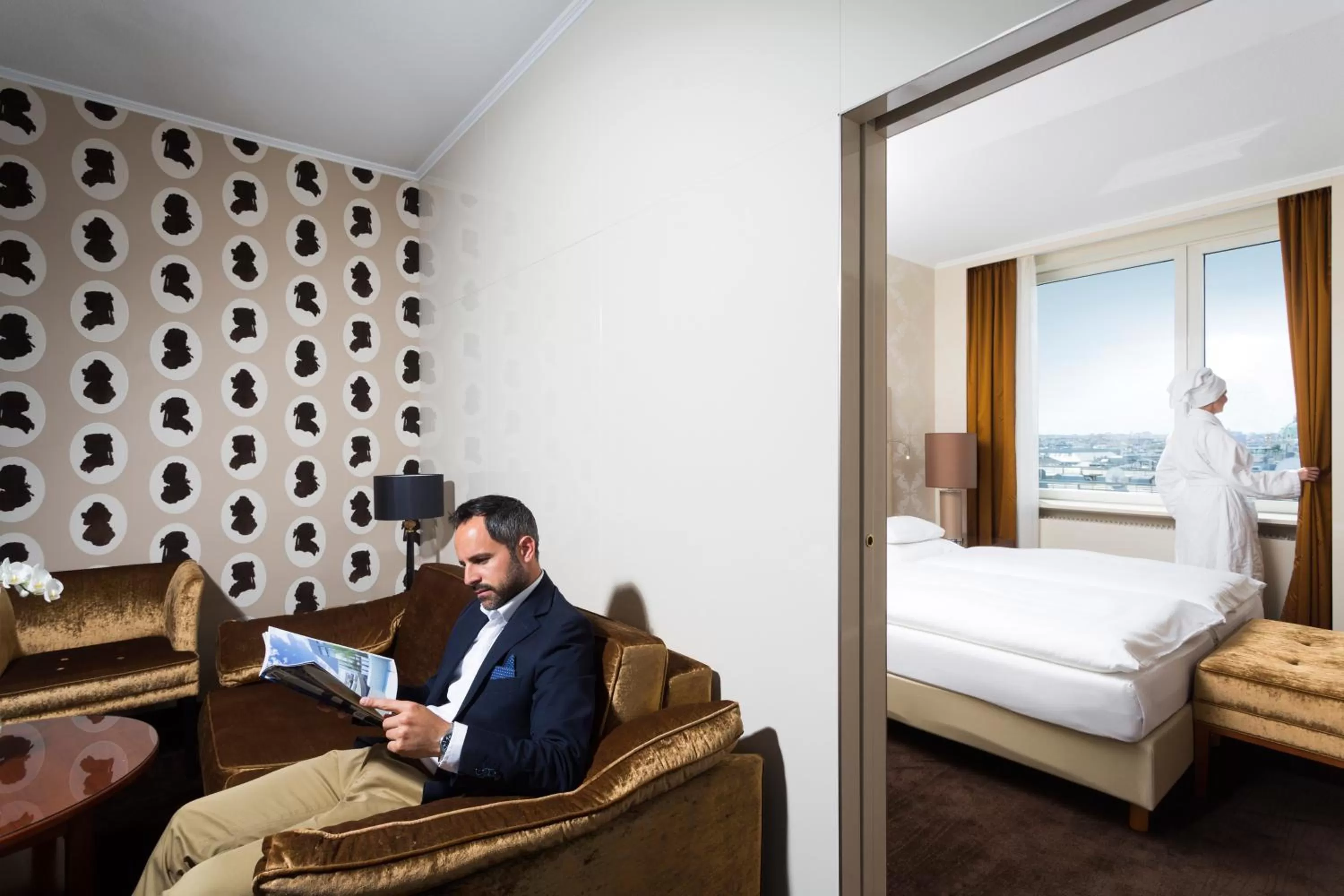 Photo of the whole room, Bed in Hotel Am Parkring