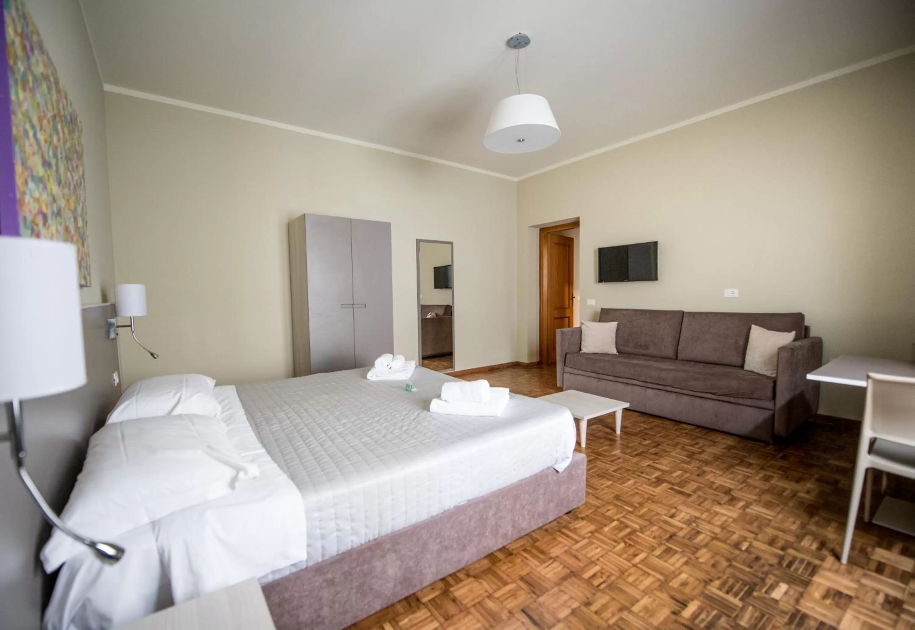 Bed in Historico Loft & Rooms Palazzo Adragna XIX