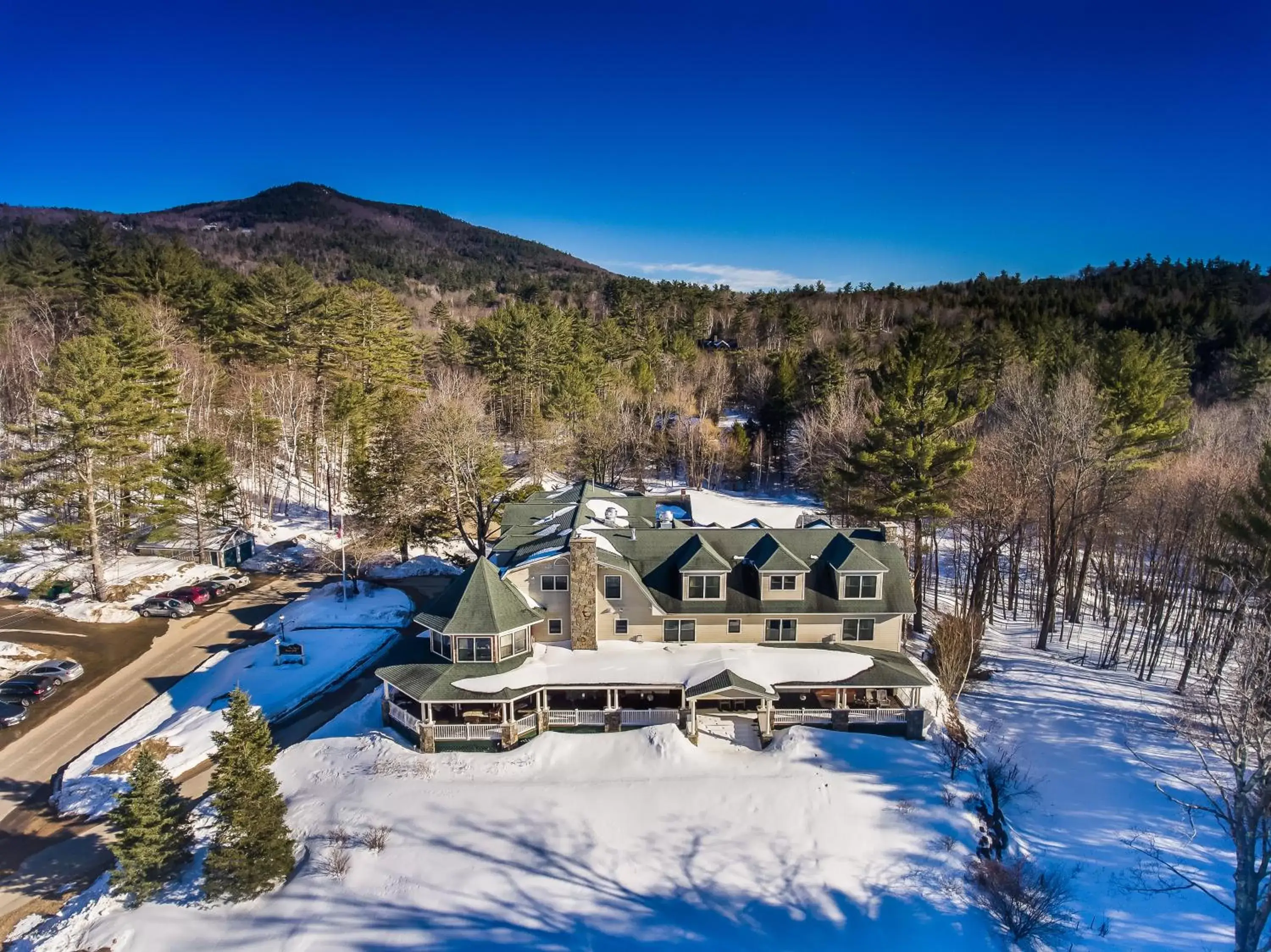 Bird's eye view, Winter in The Inn at Thorn Hill