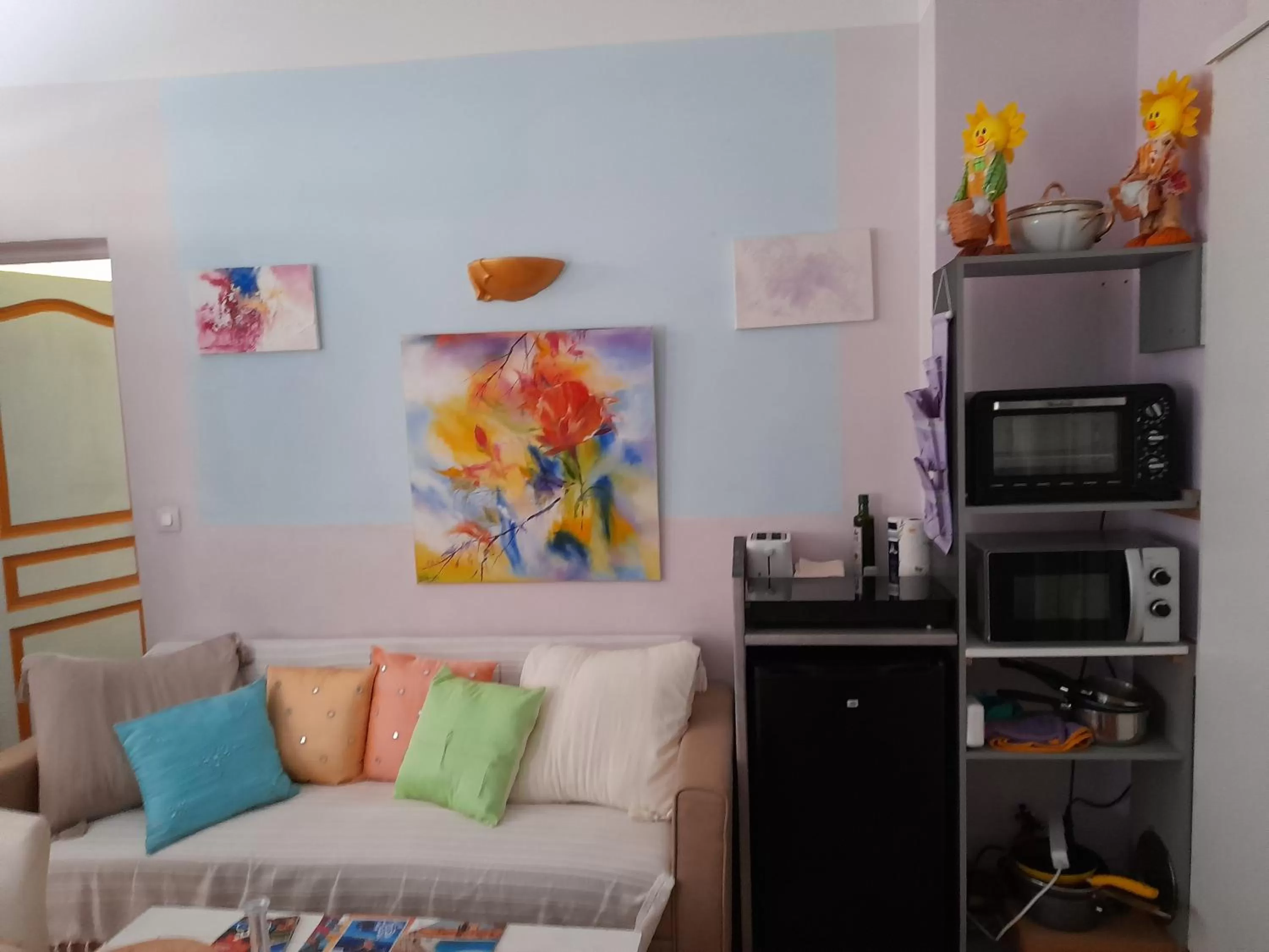 Seating Area in HARMONIA Annie BEAU 2 Pieces Atypique 200 m à pied plage, mer, Promenade des anglais,