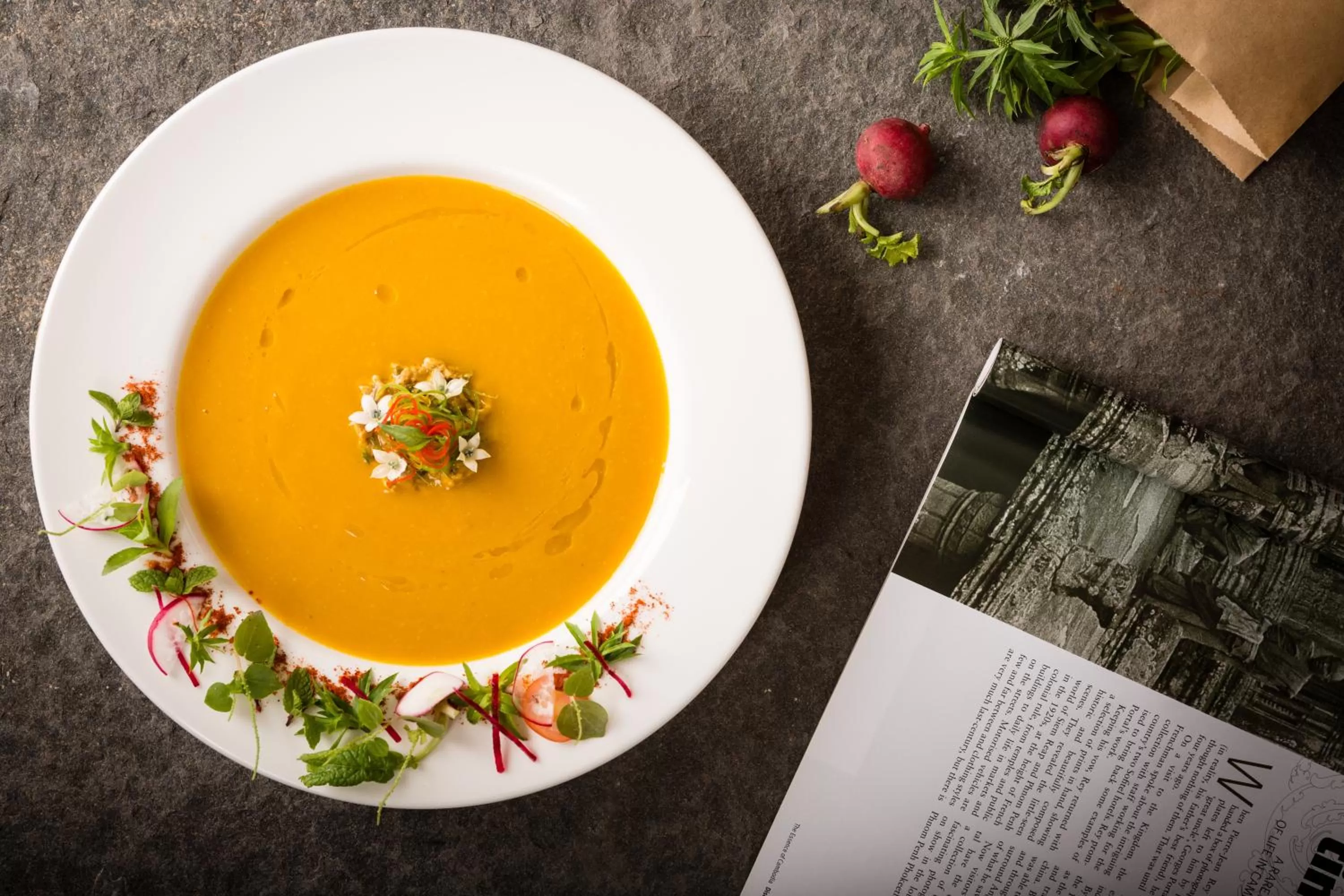 Food and drinks in Anantara Angkor Resort