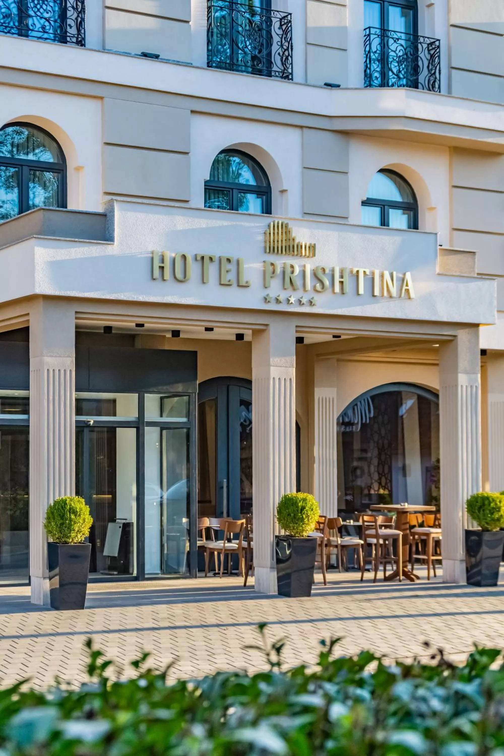 Facade/entrance in Hotel Prishtina