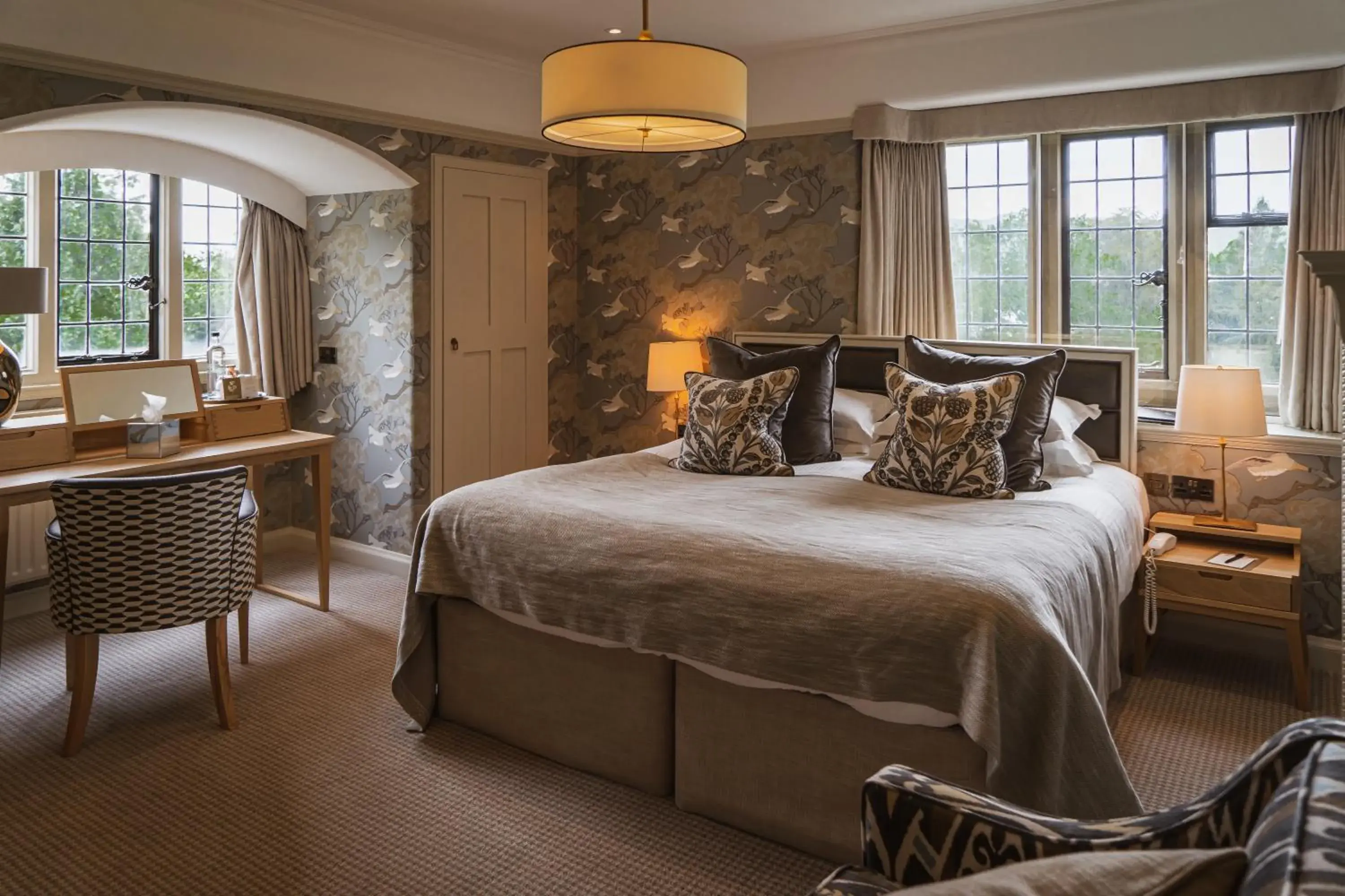 Bed in Cragwood Country House Hotel