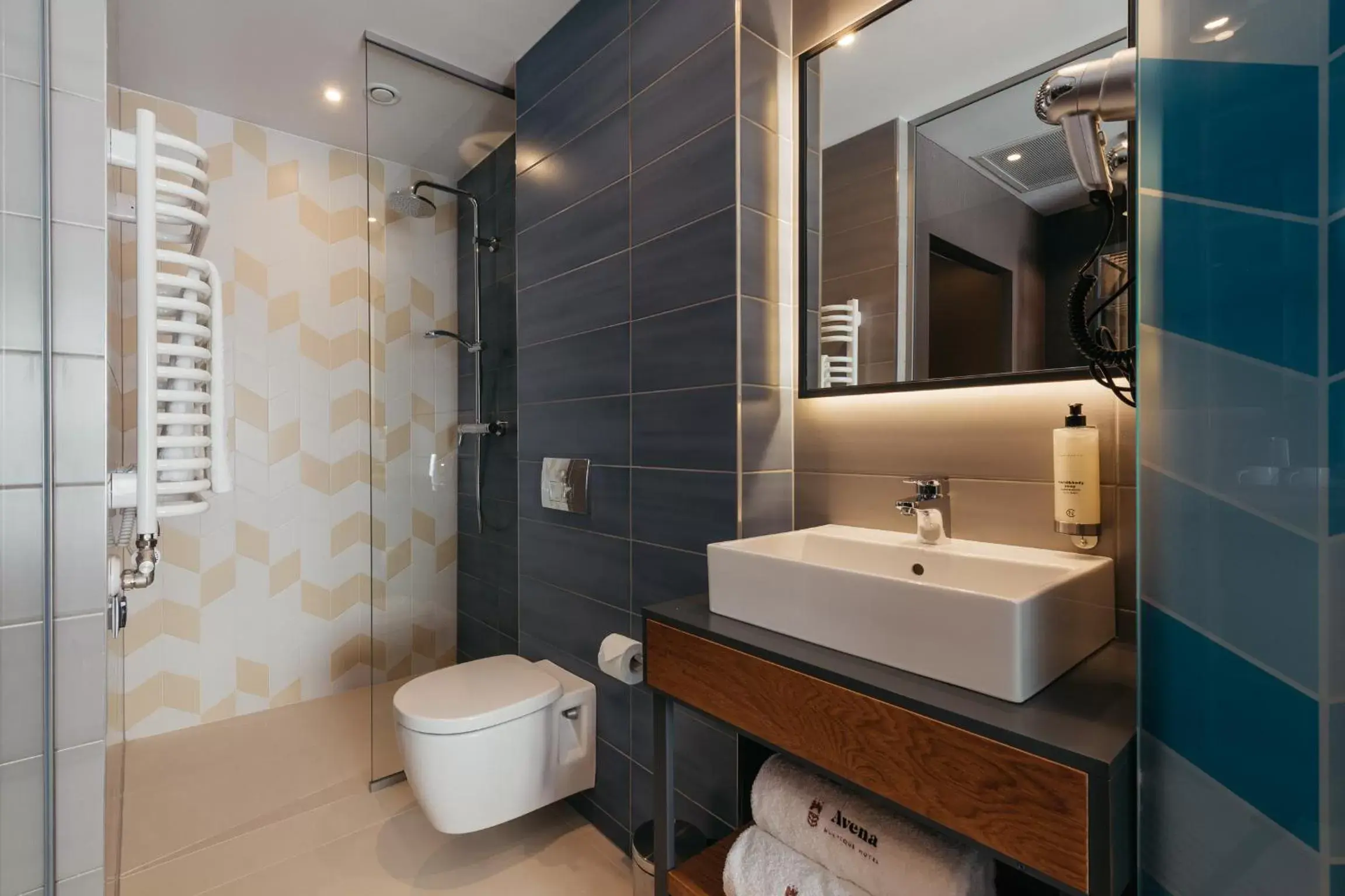 Shower, Bathroom in Avena Boutique Hotel by Artery Hotels