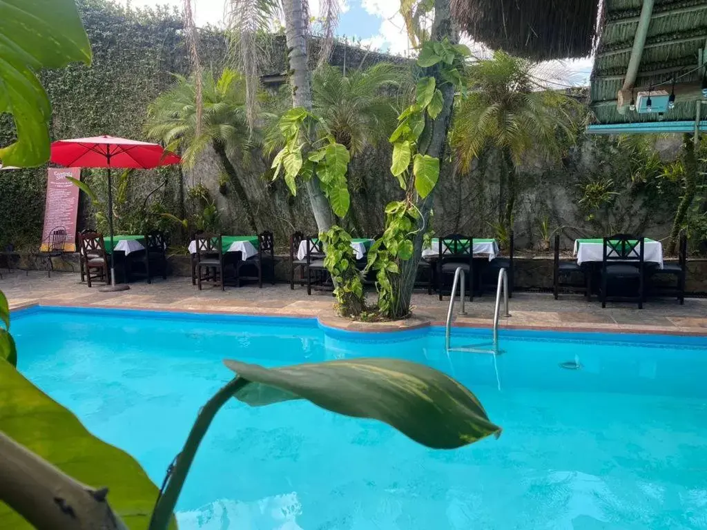 Swimming Pool in Hotel Camino Surreal Xilitla