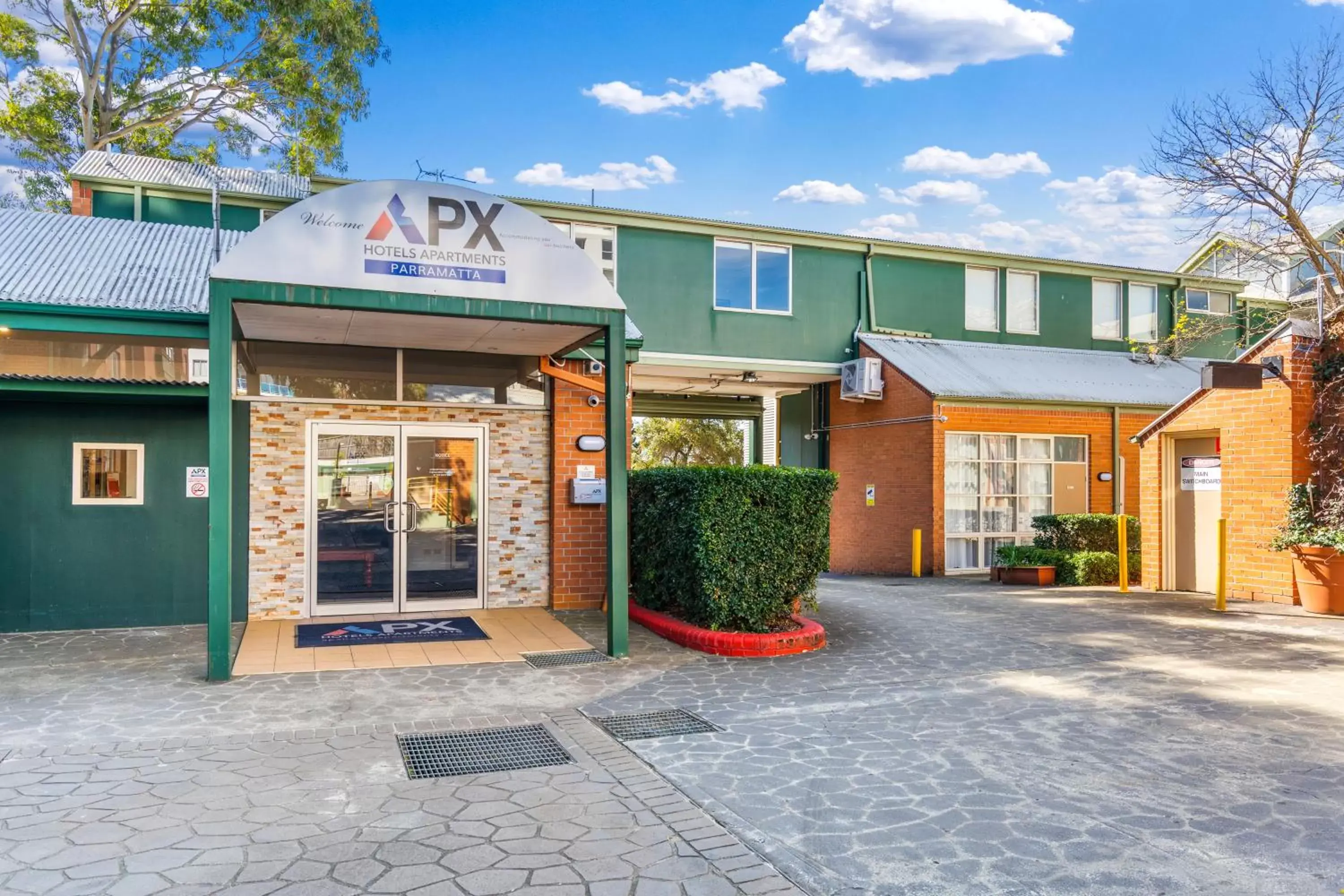 Property building in APX Parramatta