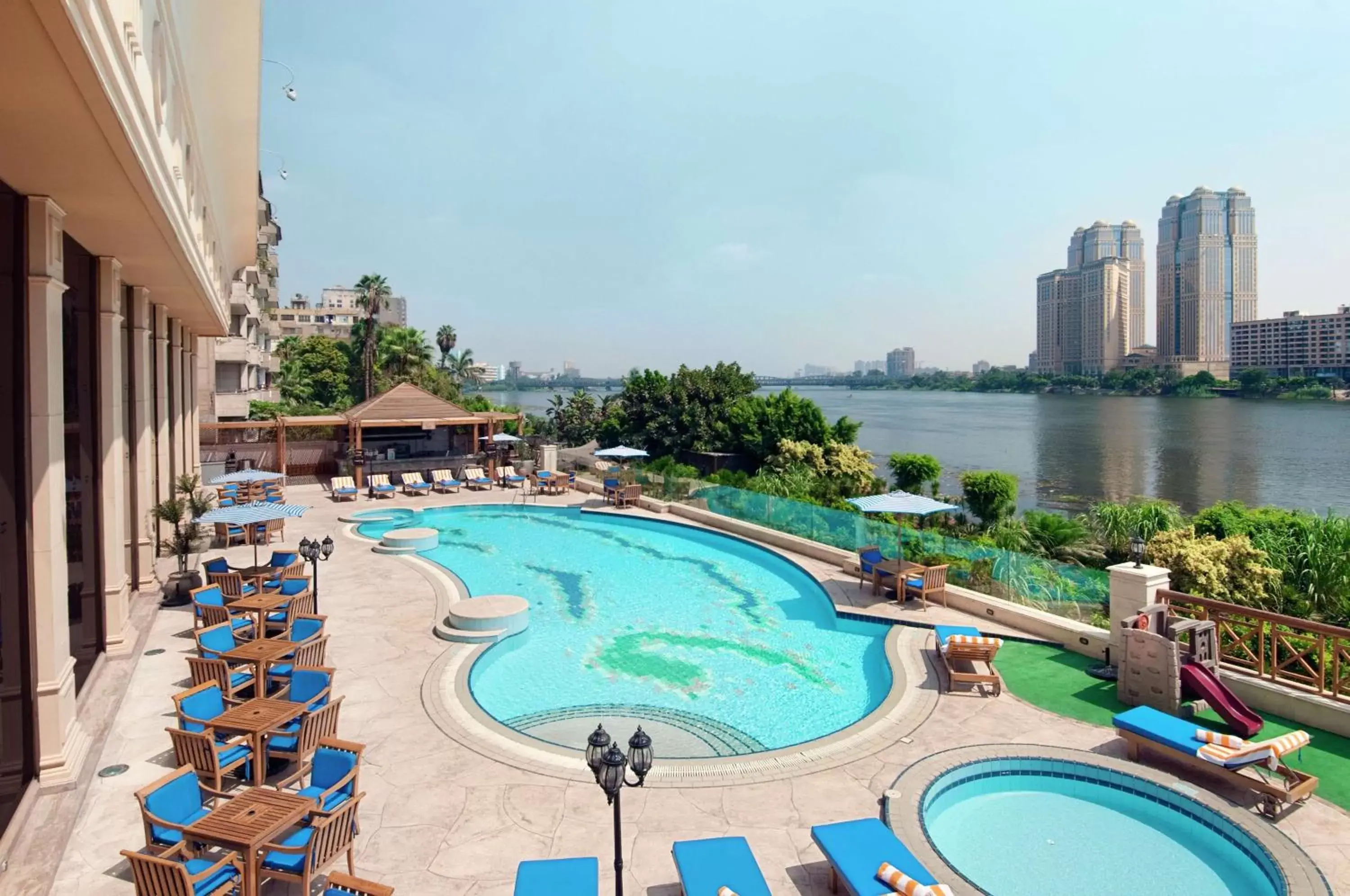 Pool View in Hilton Cairo Zamalek Residences